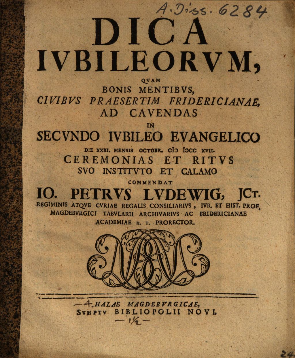 Cover of Dica iubilieorum
