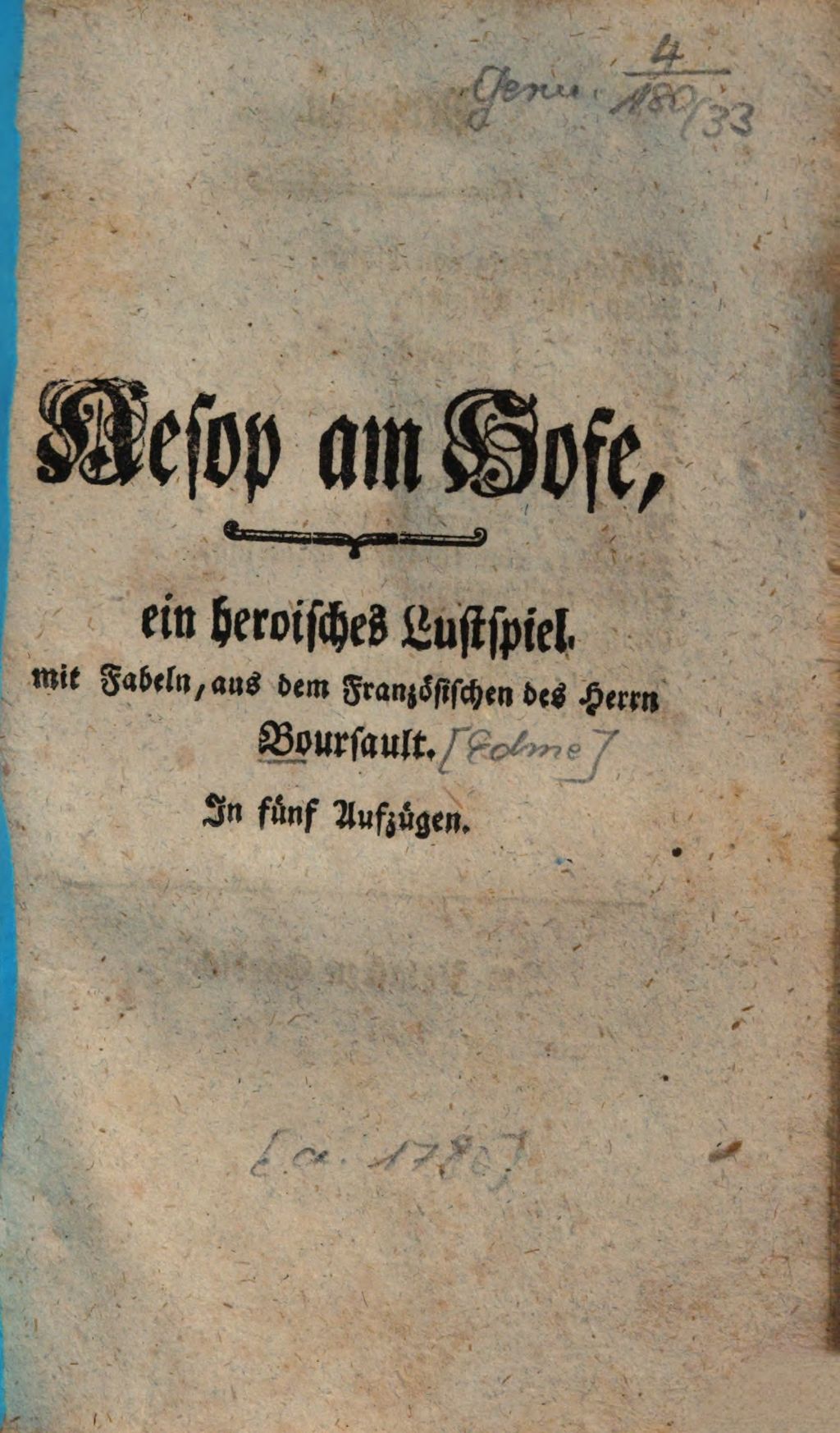 Cover of Aesop am Hofe