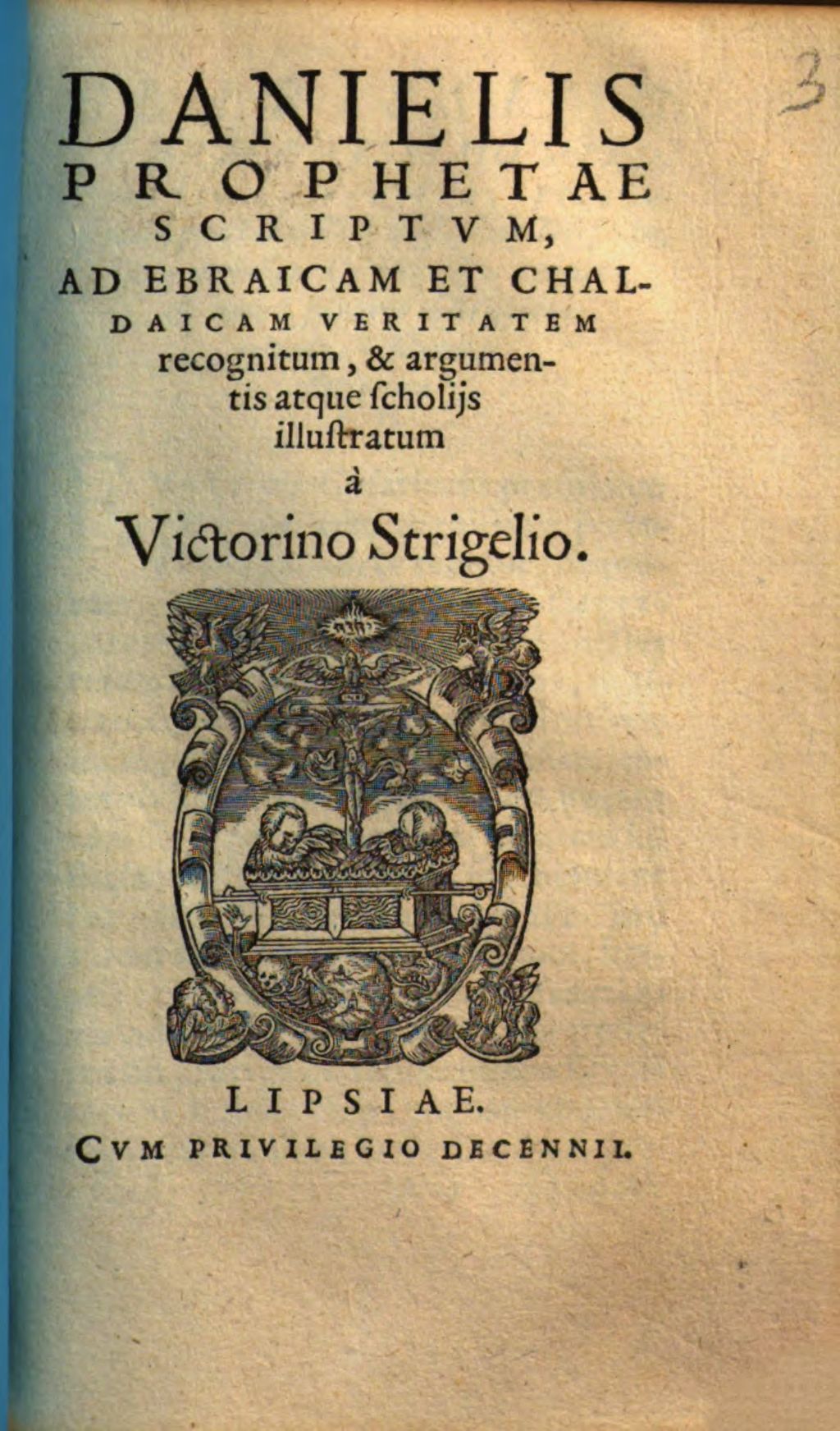 Cover of Danielis Prophetae Scriptvm