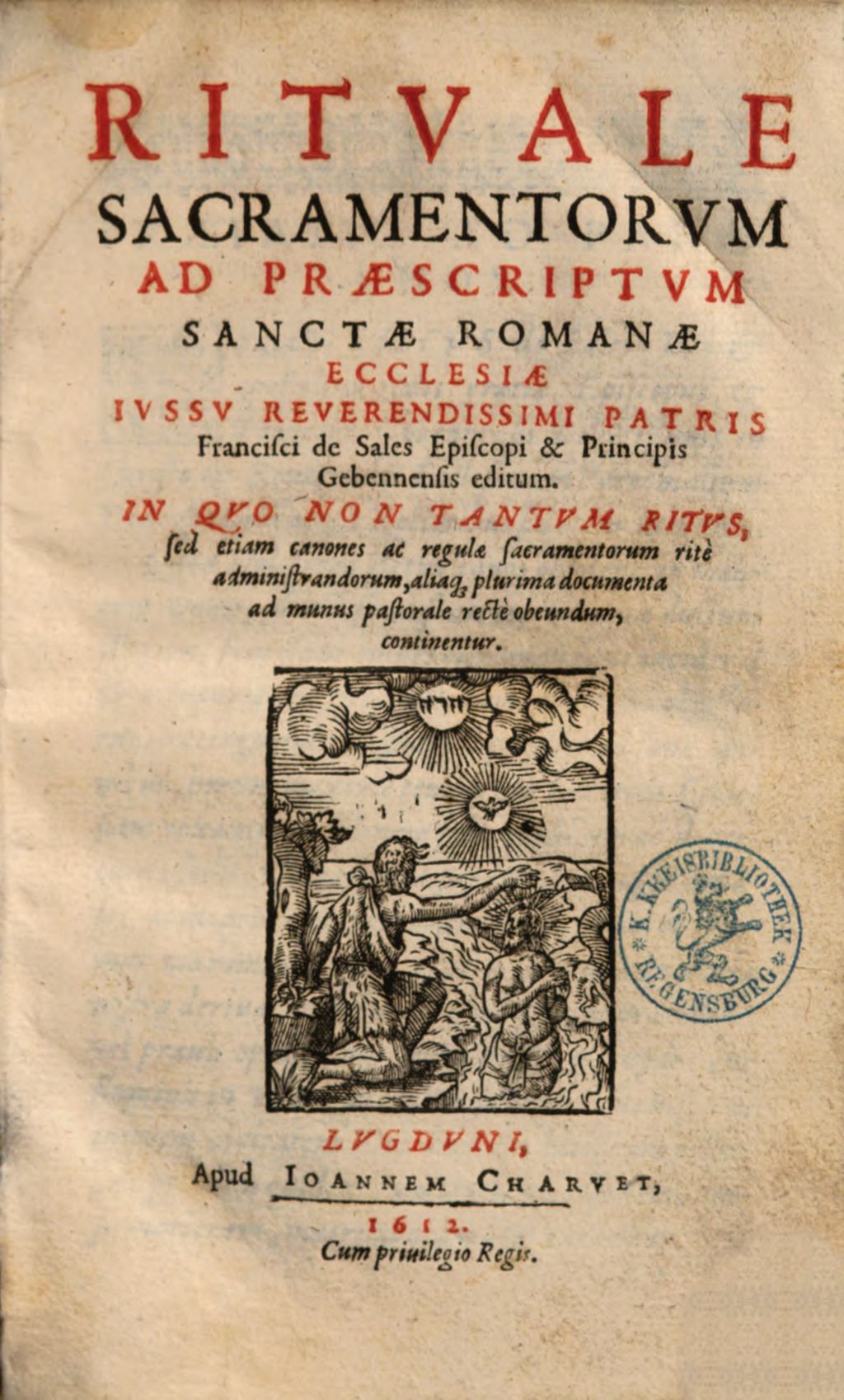 Cover of Rituale sacramentorum ad praescriptum Sanctae Romanae ecclesiae