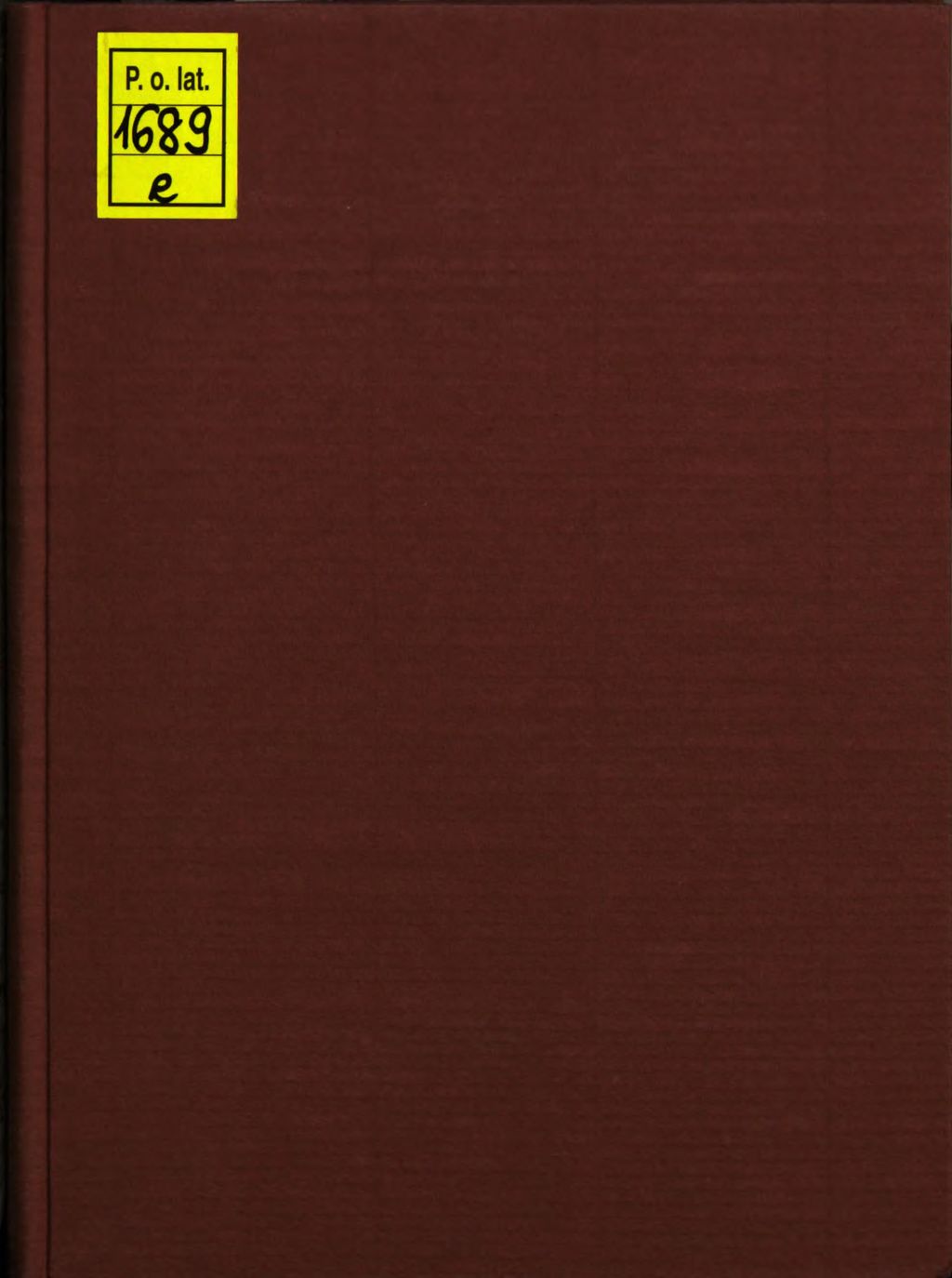 Cover of Hermanni Buschij Pasiphili poete non incelebris humaniores litteras in famigeratissima: nominatissimaq[ue] Lipsensi Academia: publice docentis Epigrammatum Liber Tercius