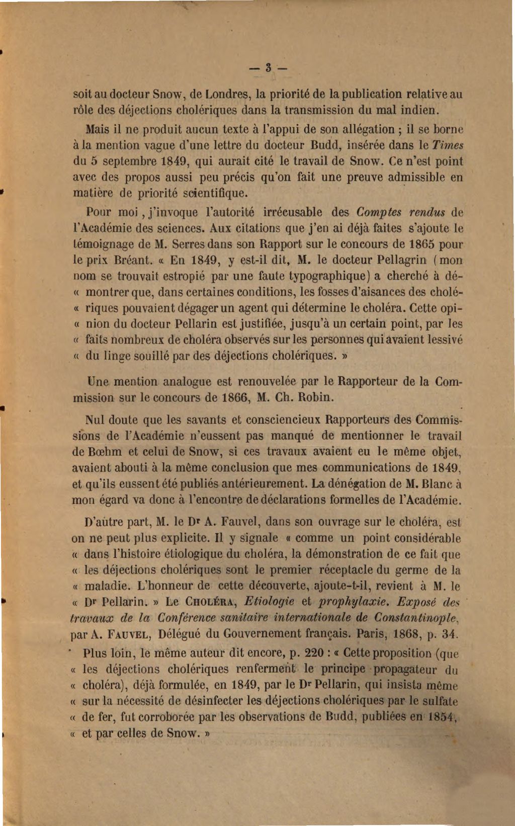 Cover of Les déjections cholériques, agent de la transmission du choléra