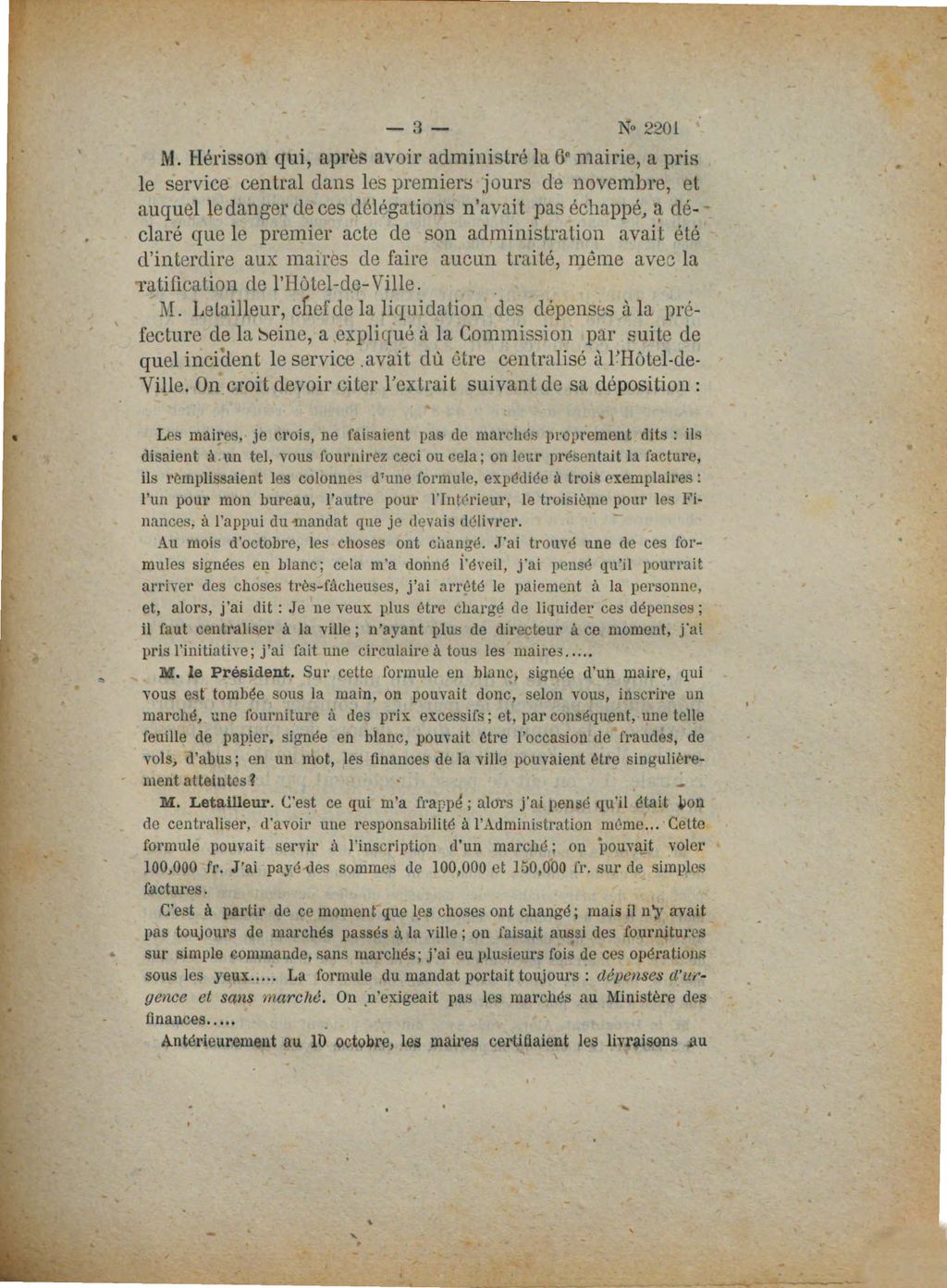 Cover of Rapport fait au nom de la Commission de Marchés sur l'équipement de la garde nationale de Paris pendant le siége
