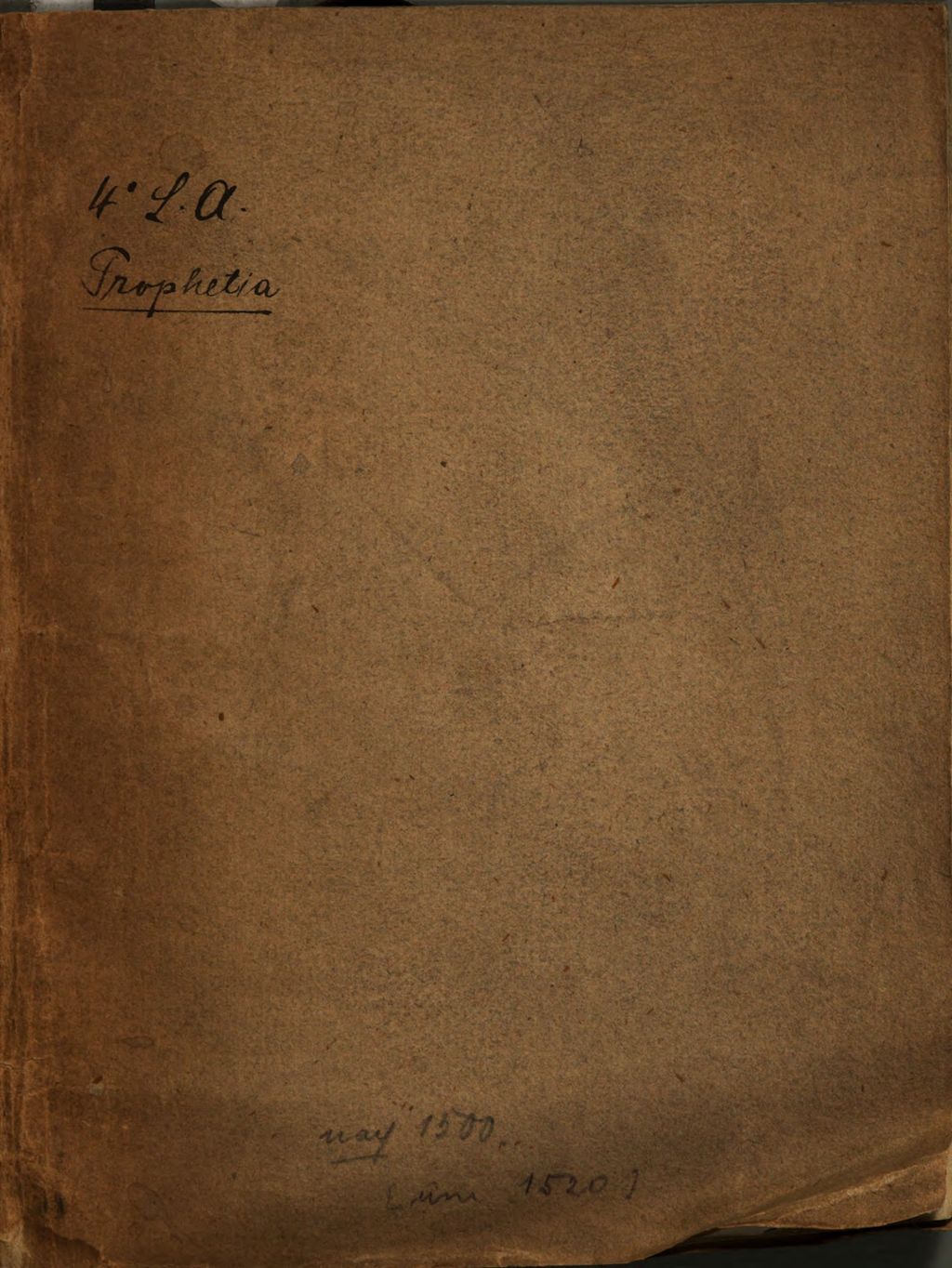 Cover of Questa e la vera Prophetia de Uno Imperatore Elquale Pacifichara Li Christiani El paganesmo