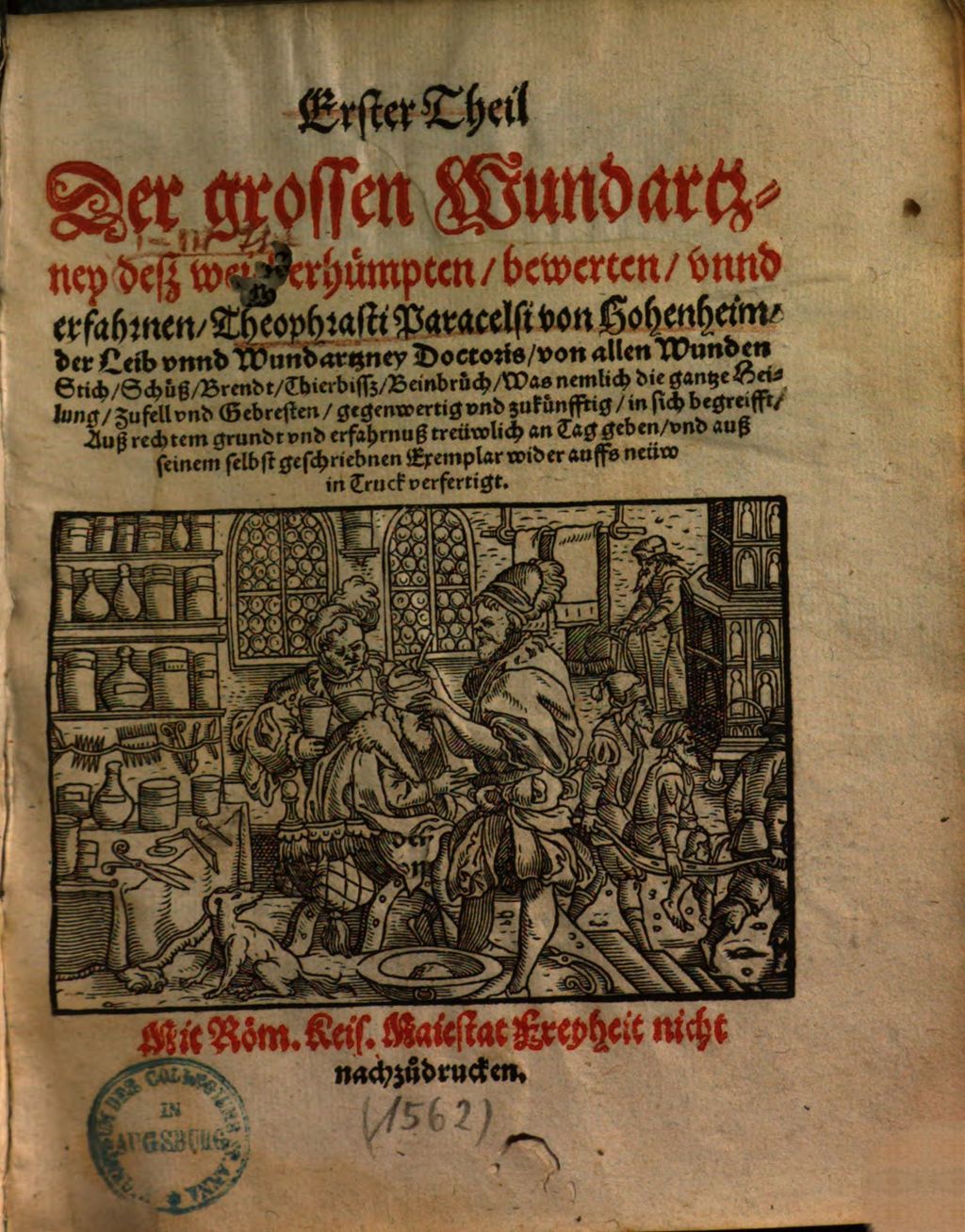 Cover of ... Theil der grossen Wundartzney. 1