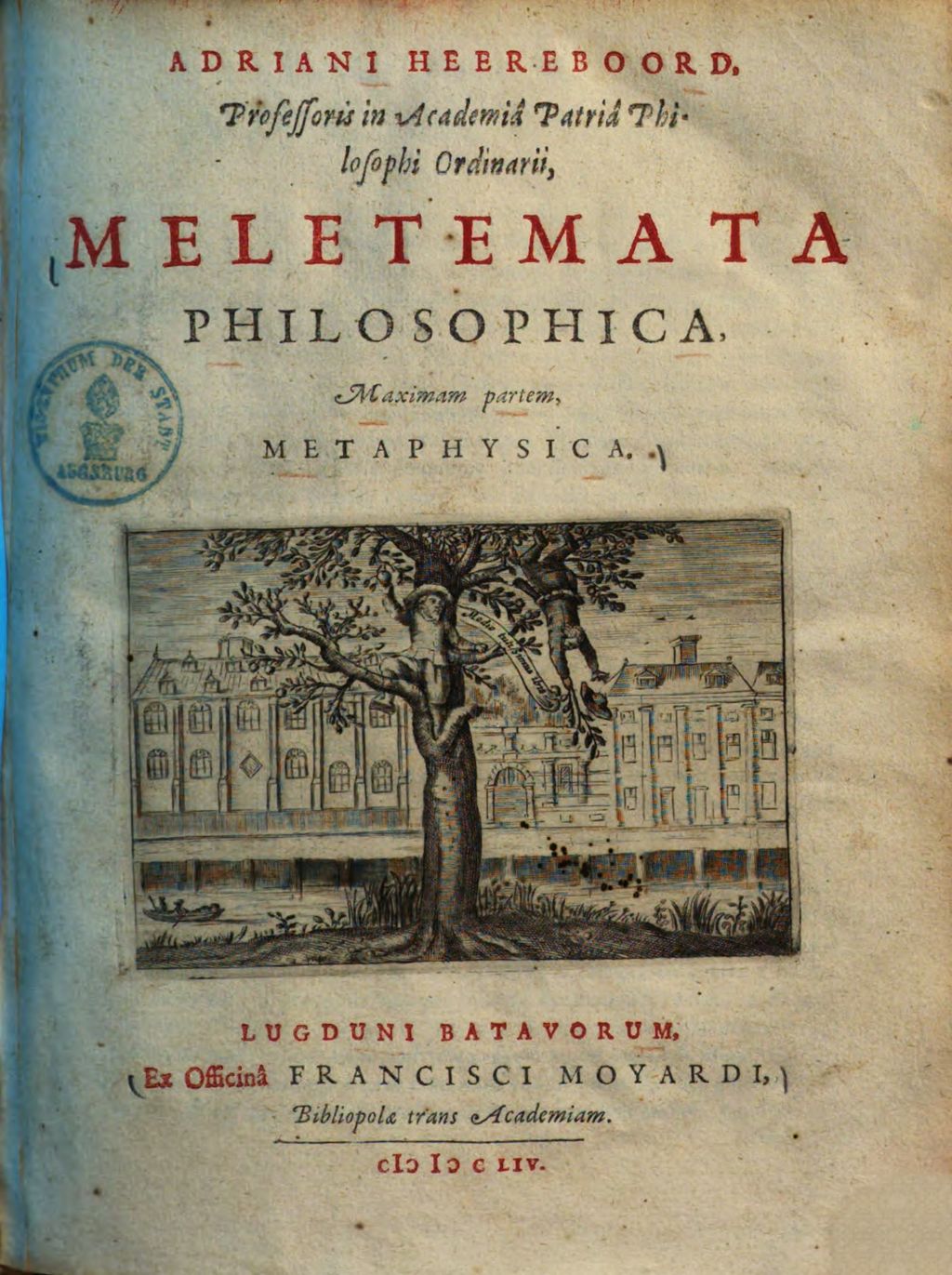 Cover of Meletemata philosophica