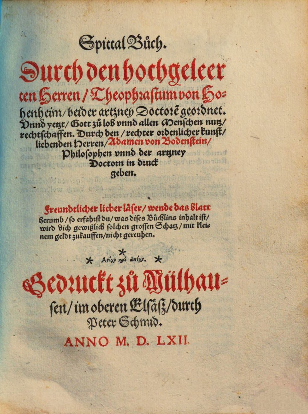 Cover of Spittal Buch