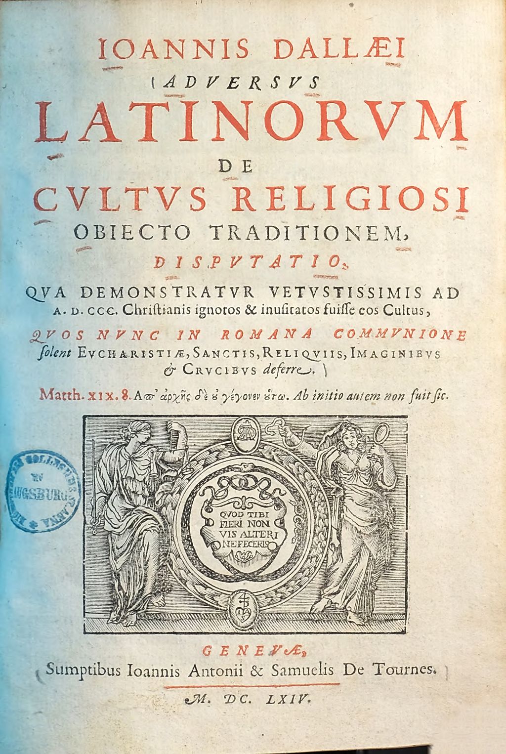 Cover of Adversus Latinorum de cultus religiosi obiecto traditionem disputatio, qua demonstratur vitustissimis ad A. D. CC christianis ignotos & inusitatos fuisse eos cultus , quos nunc in Romana communione solent eucharistiae, sanctis, reliquiis, imaginibus & crucibus deferre