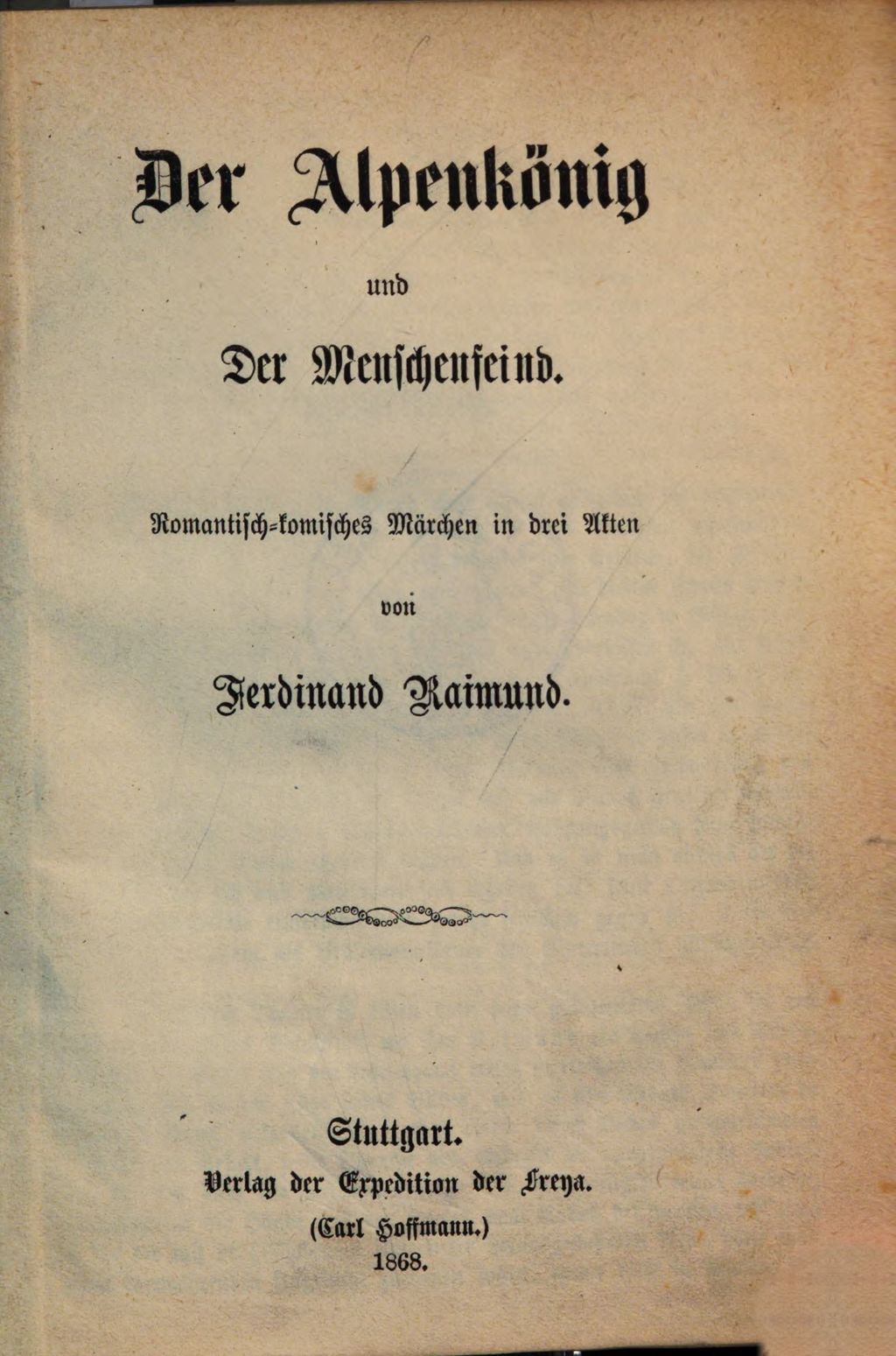 Cover of Der Alpenkönig und der Menschfeind