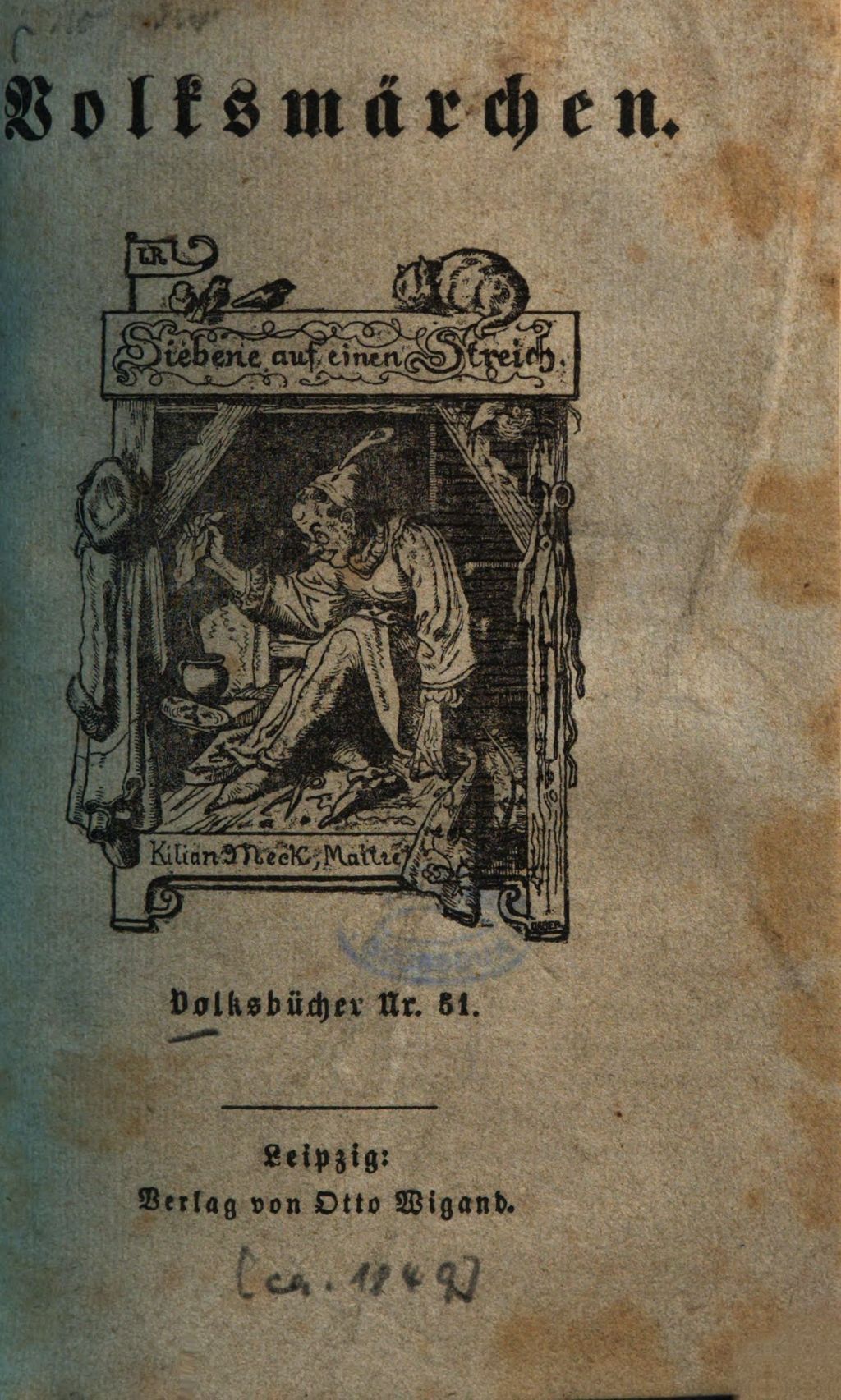 Cover of Volksmärchen