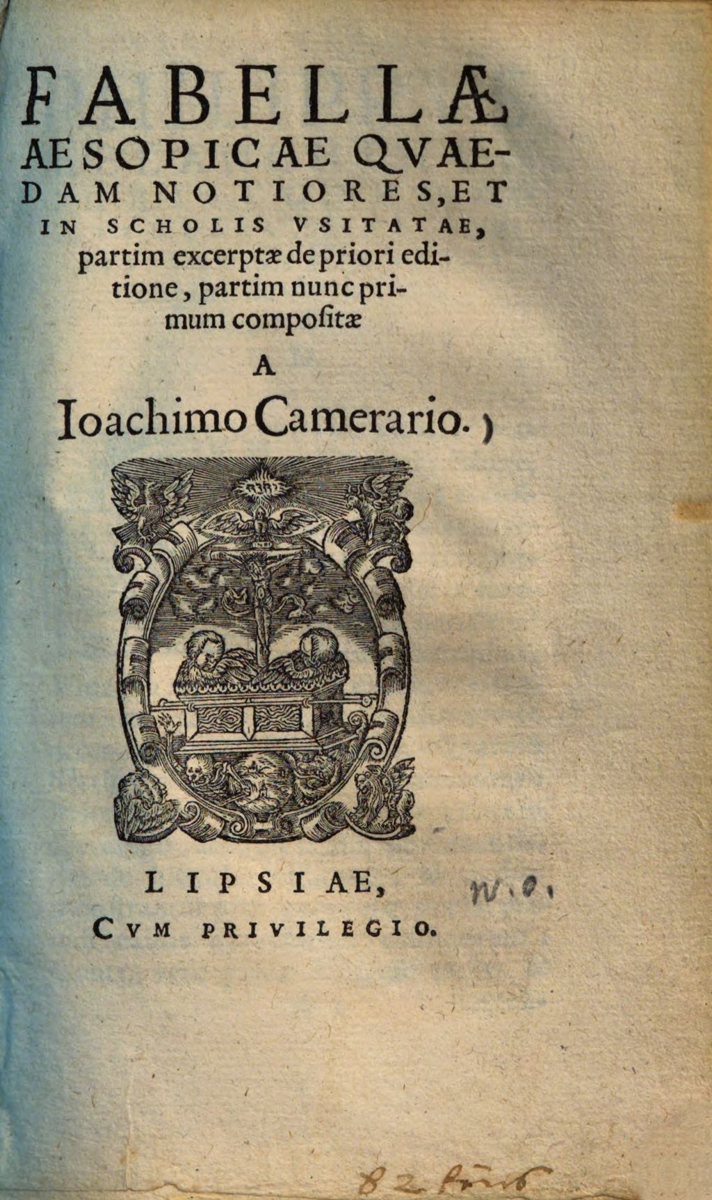 Cover of Fabellae Aesopicae Qvaedam Notiores, Et In Scholis Vsitatae