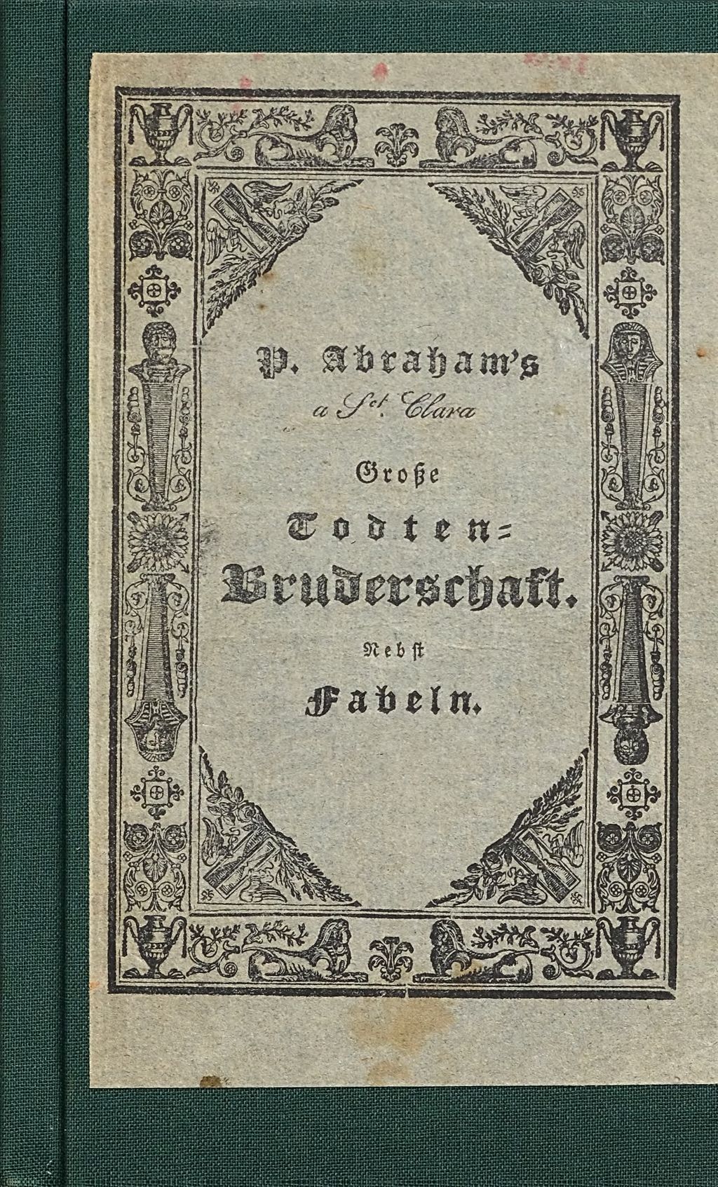 Cover of Grosse Todten-Bruderschafft