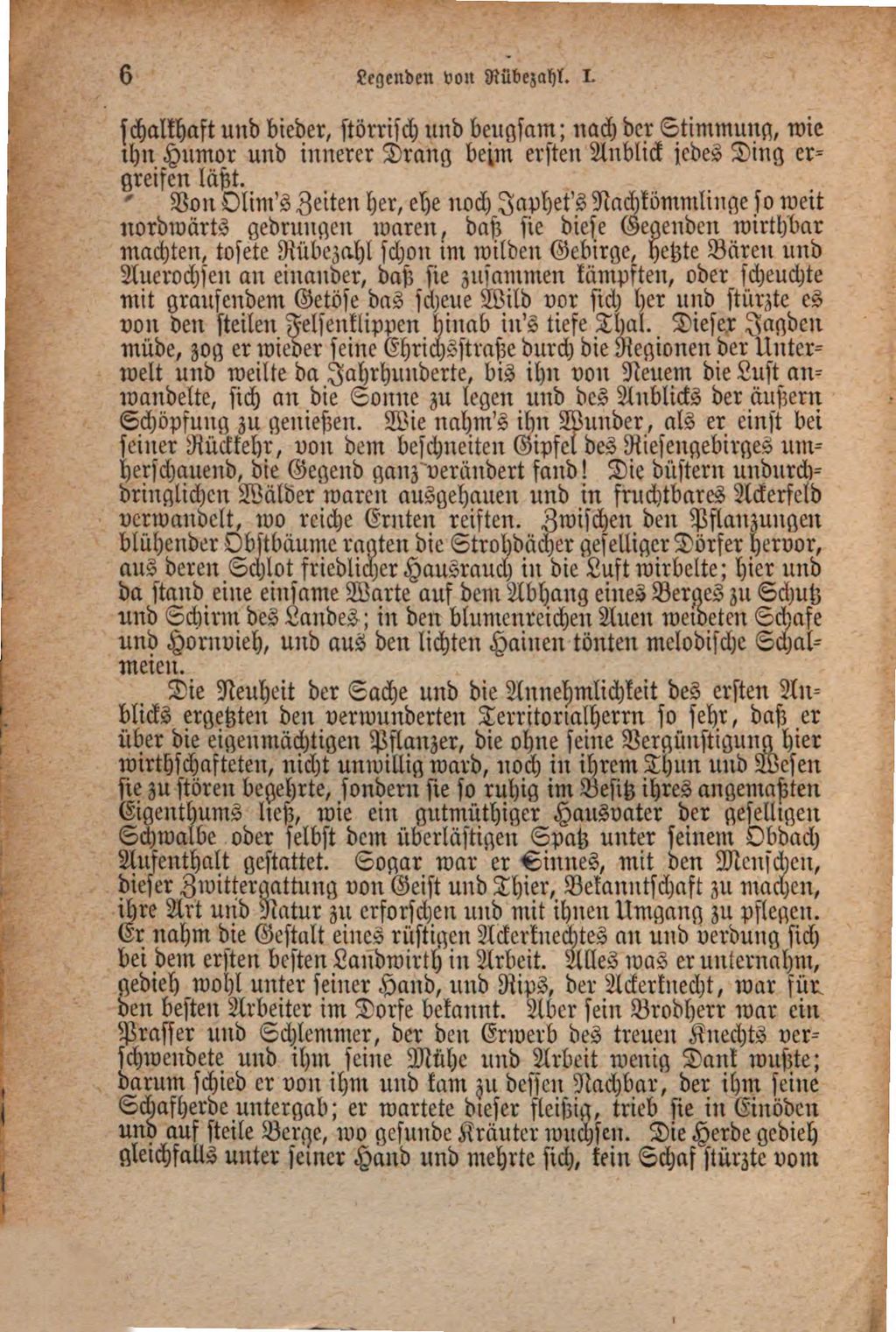 Cover of Volksmärchen der Deutschen. 1, Legenden von Rübezahl