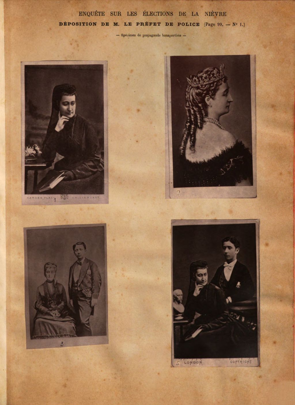 Cover of Rapport fait au nom de la Commission d'Enquête parlementaire sur l'élection qui a eu lieu dans le département de la Nièvre. 1