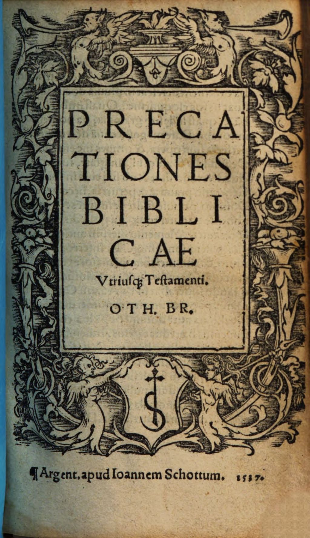 Cover of Precationes Biblicae Vtriusq[ue] Testamenti