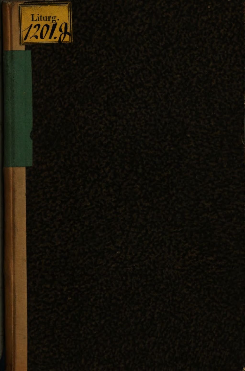 Cover of Ritus ordinum minorum et majorum juxta Pontificale Romanum Clementis VIII. ac Urbani VIII. jussu editum et a Benedicto XIV. recognitum et castigatum