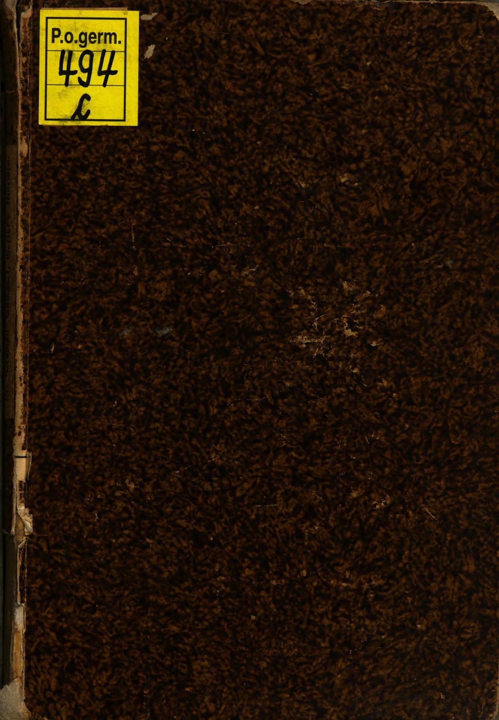 Cover of Goethe's Märchen