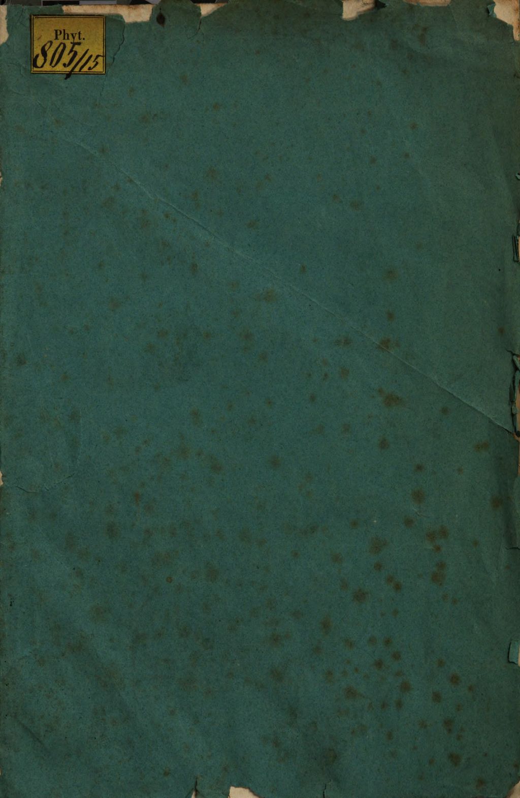 Cover of Observations sur la Statistique Botannique du Forez de M. A. Legrand, par le docteur F. Schultz