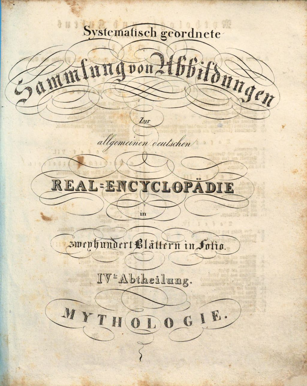 Cover of Systematisch geordnete Sammlung von Abbildungen Zur allgemeinen deutschen Real-Encyclopädie