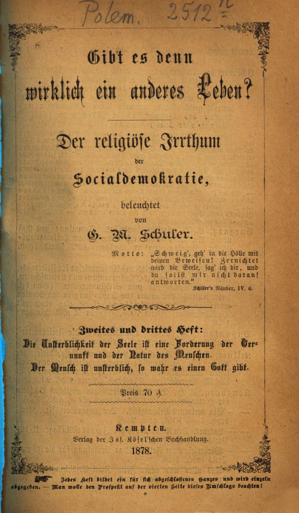 Cover of Gibt es denn wirklich ein anderes Leben?