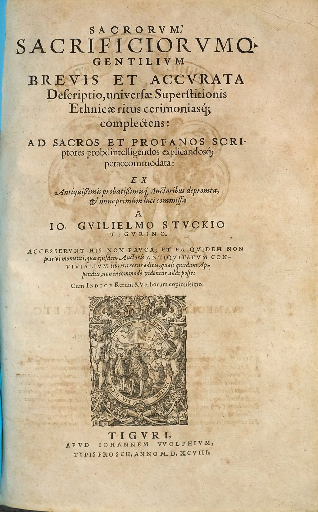 Cover of Sacrorum, Sacrificiorumq[ue] Gentilium Brevis Et Accurata Descriptio