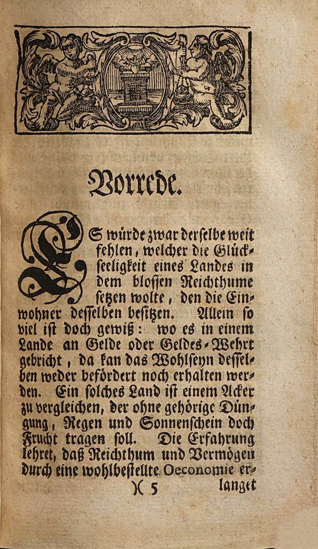 Cover of Die allgemeinen oeconomischen Maximen, wie sich solche aus dem Begriffe der Oeconomic herleiten