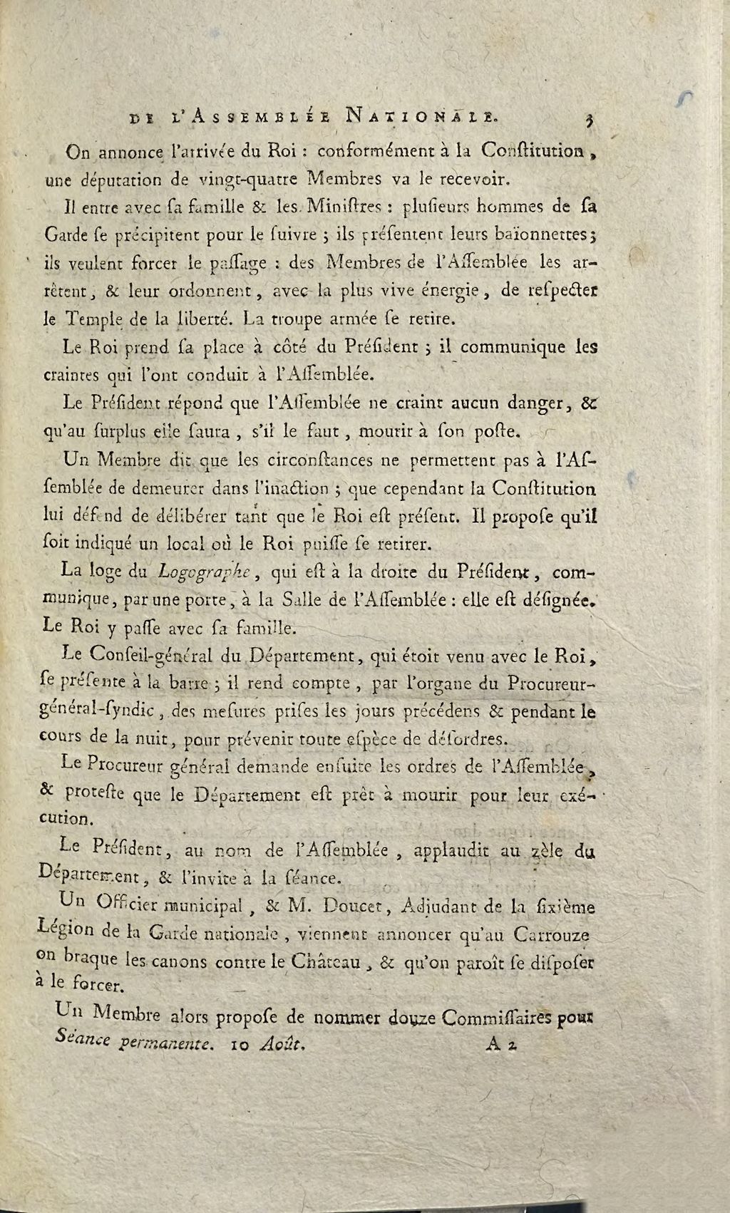 Cover of Procès-verbal de l'Assemblée Nationale