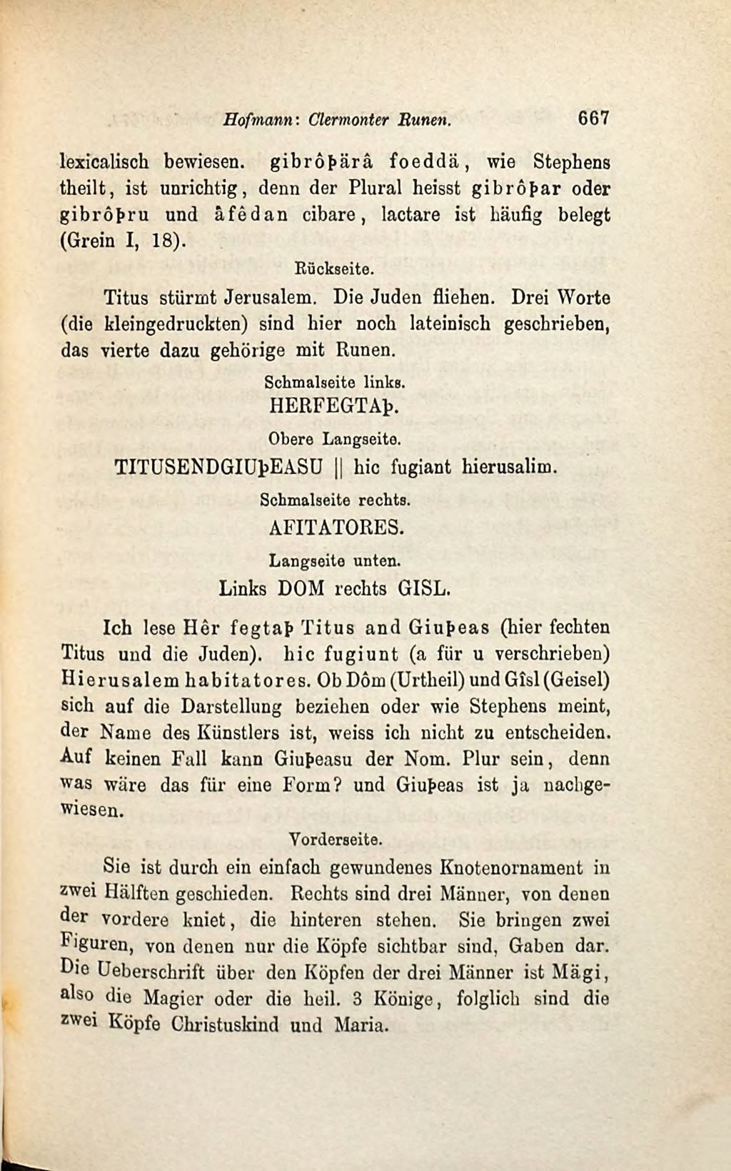 Cover of Ueber die Clermonter Runen