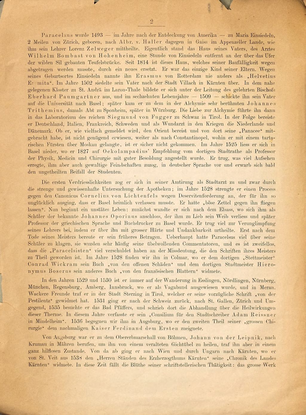 Cover of Zum Gedächtnisse an Theophrastus Paracelsus an dessen 340. Todestage
