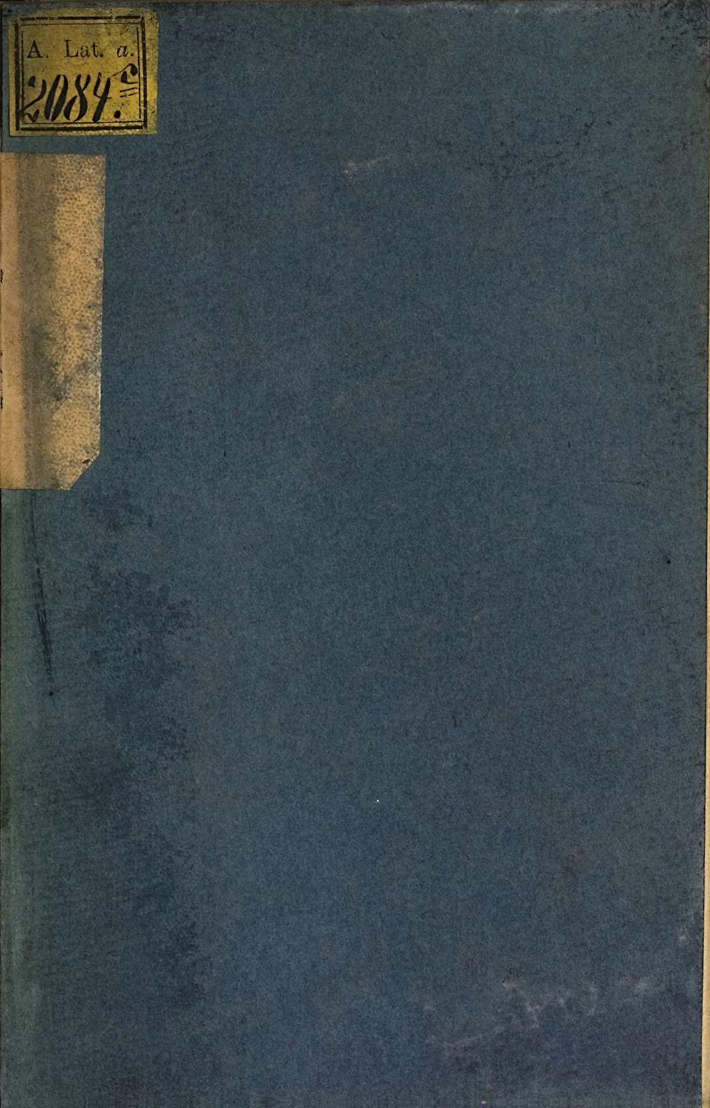 Cover of Magia e pregiudizî in Tibullo