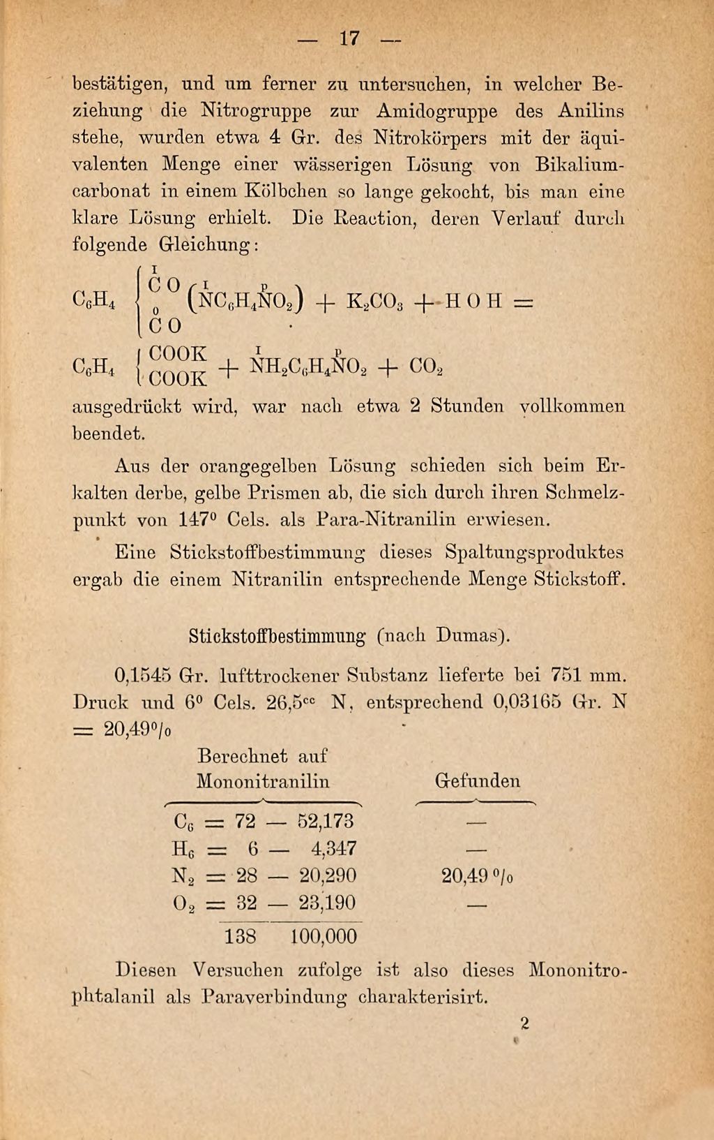 Cover of Ueber Isopropylphenylketon