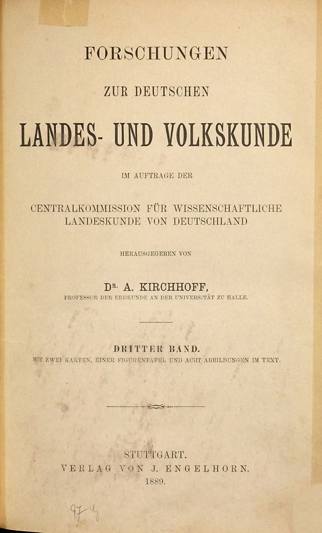 Cover of Die Verbreitung und wirtschaftliche Bedeutung der wichtigeren Waldbaumarten innerhalb Deutschlands