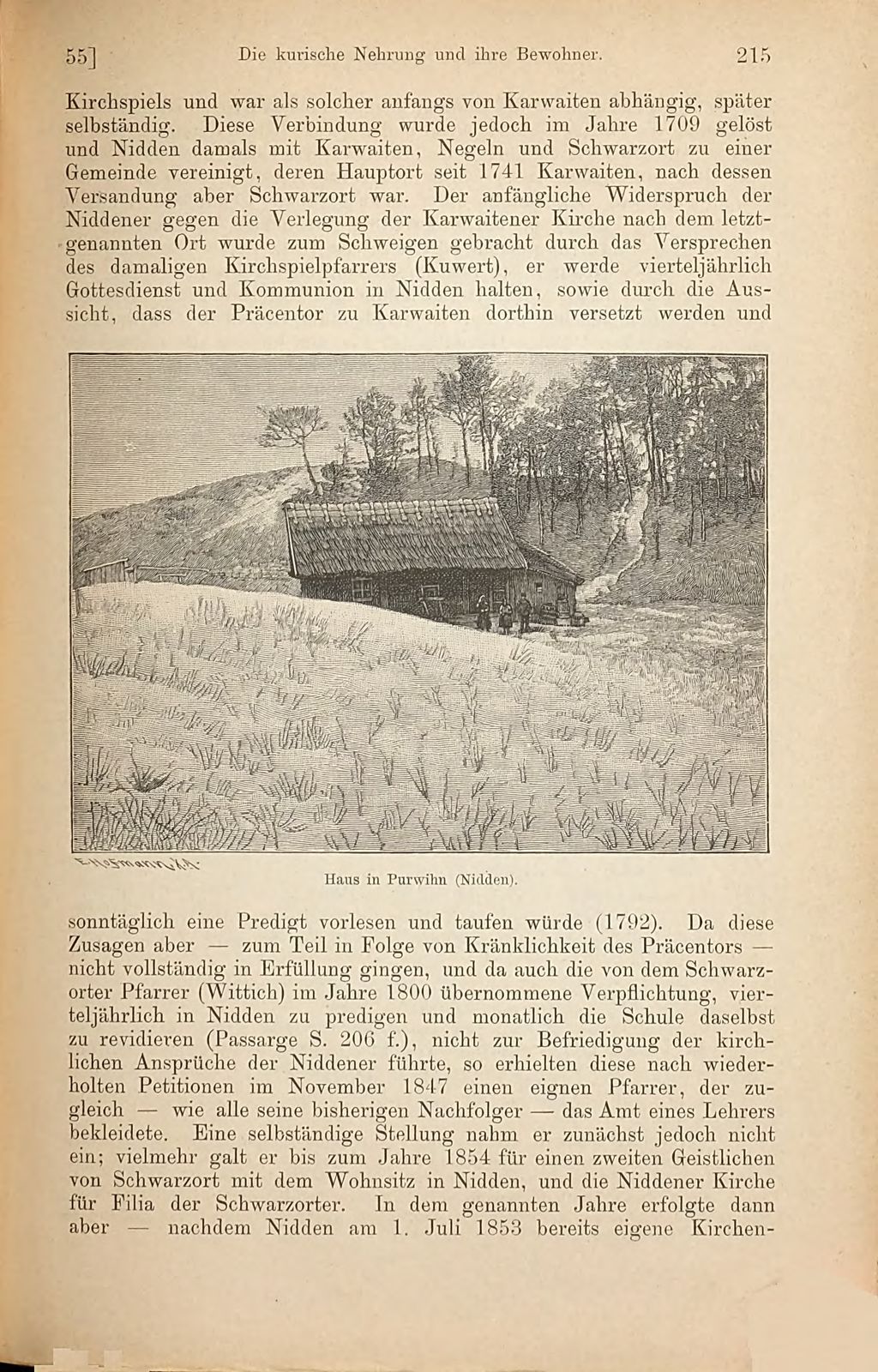 Cover of Die Kurische Nehrung und ihre Bewohner