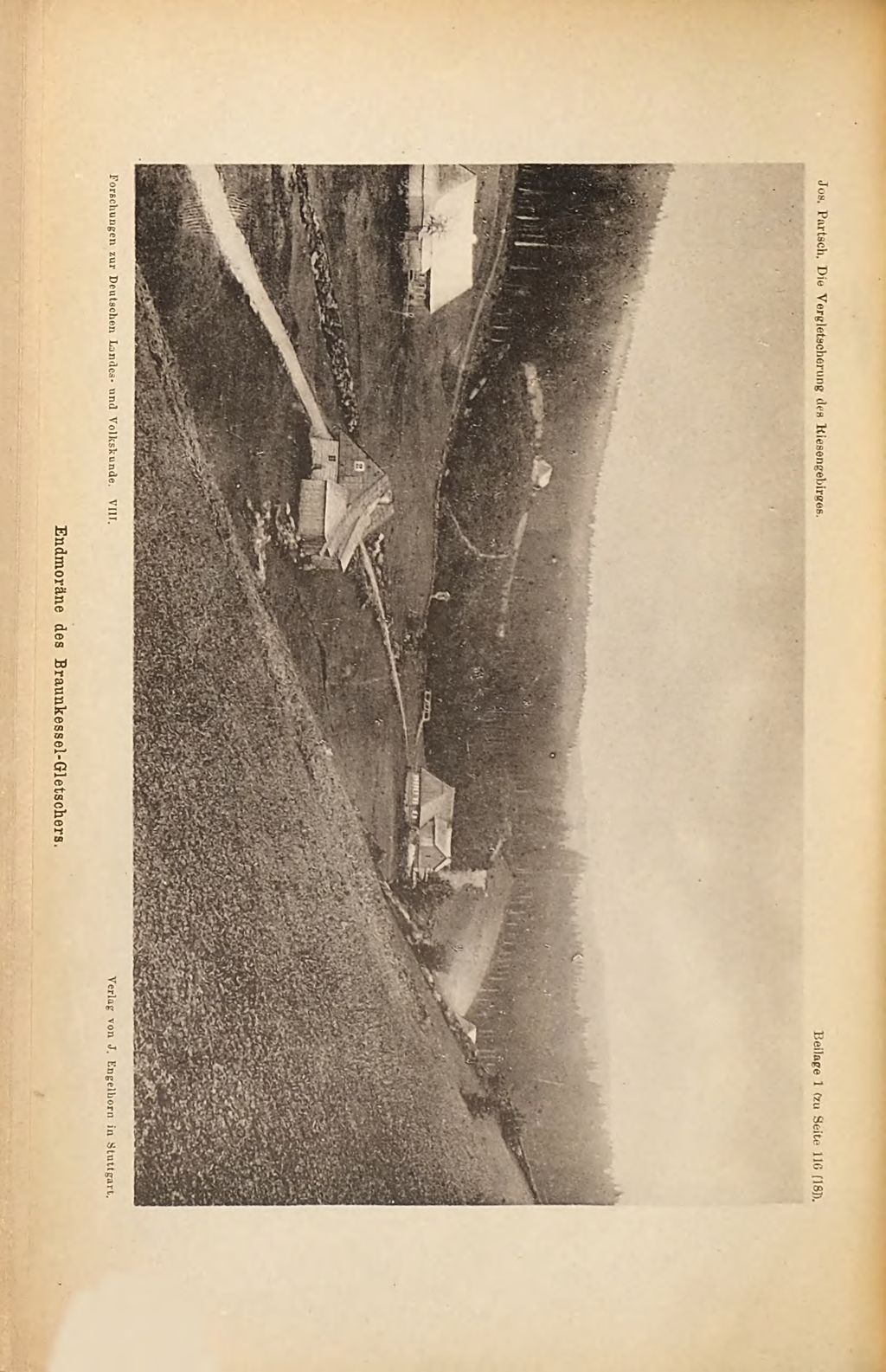 Cover of Die Vergletscherung des Riesengebirges zur Eiszeit