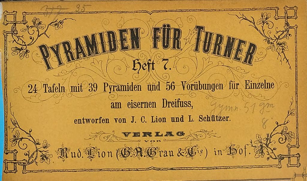 Cover of Pyramiden für Turner entworfen von J. C. Lion L. Puritz und Anderen. 7