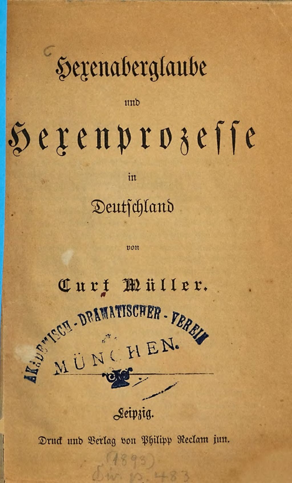 Cover of Hexenaberglaube und Hexenprozesse in Deutschland