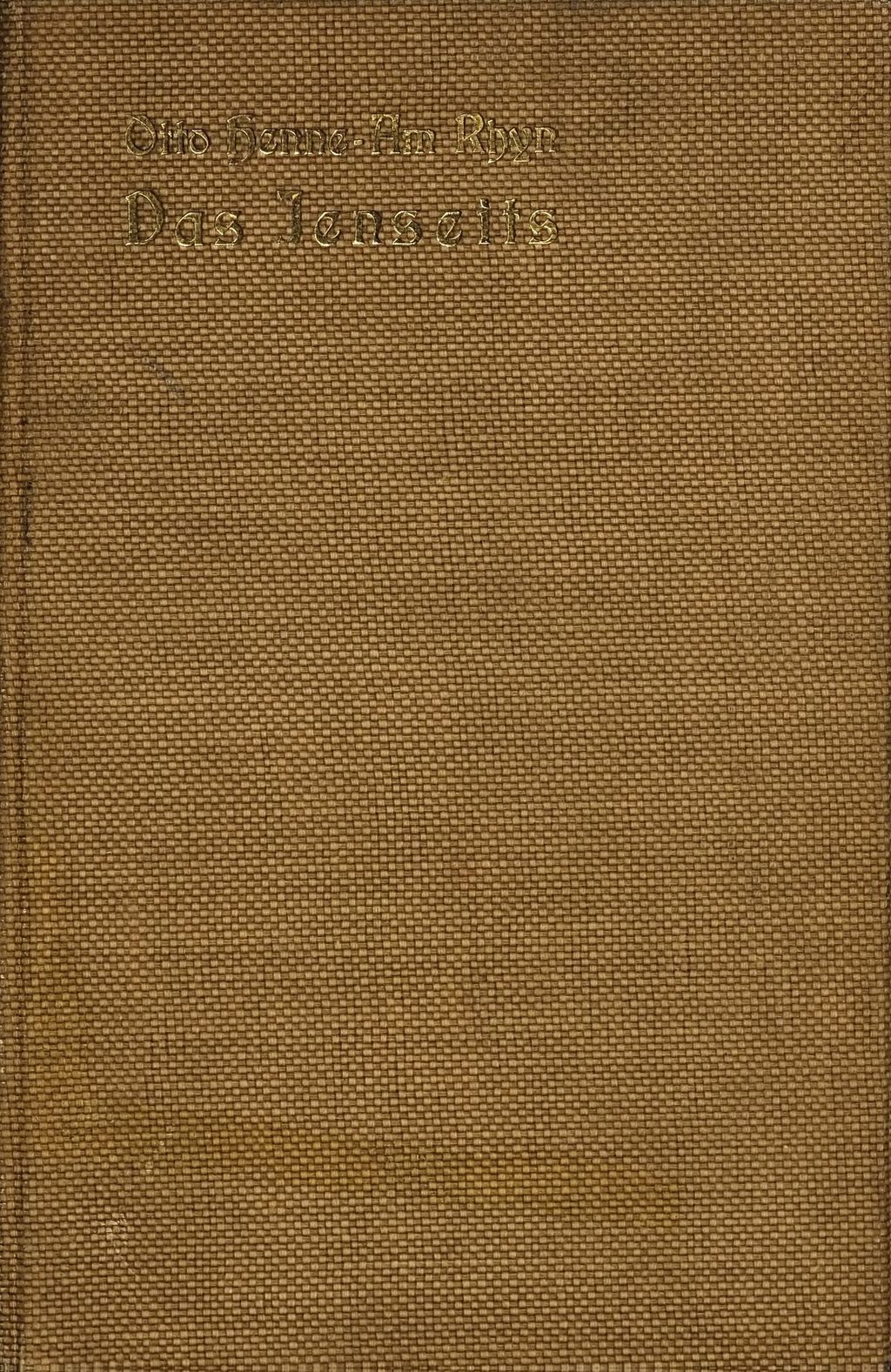 Cover of Das Jenseits