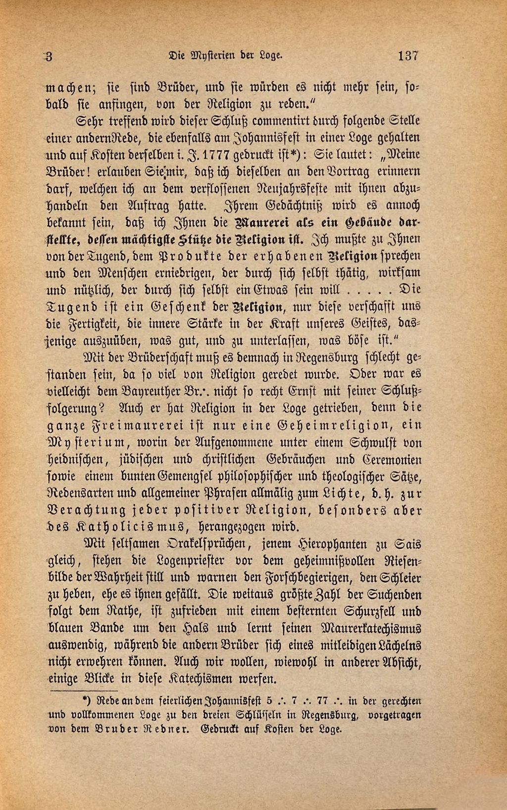 Cover of Die Mysterien der Loge