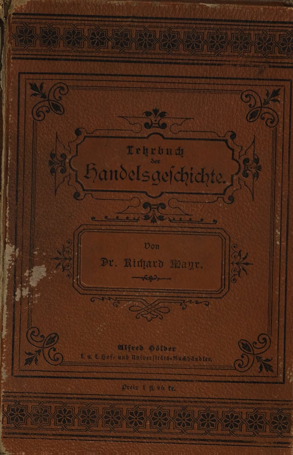 Cover of Lehrbuch der Handelsgeschichte
