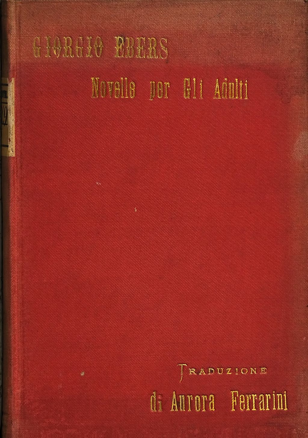 Cover of Novelle per la gioventù e per gli adulti di Giorgio Ebers