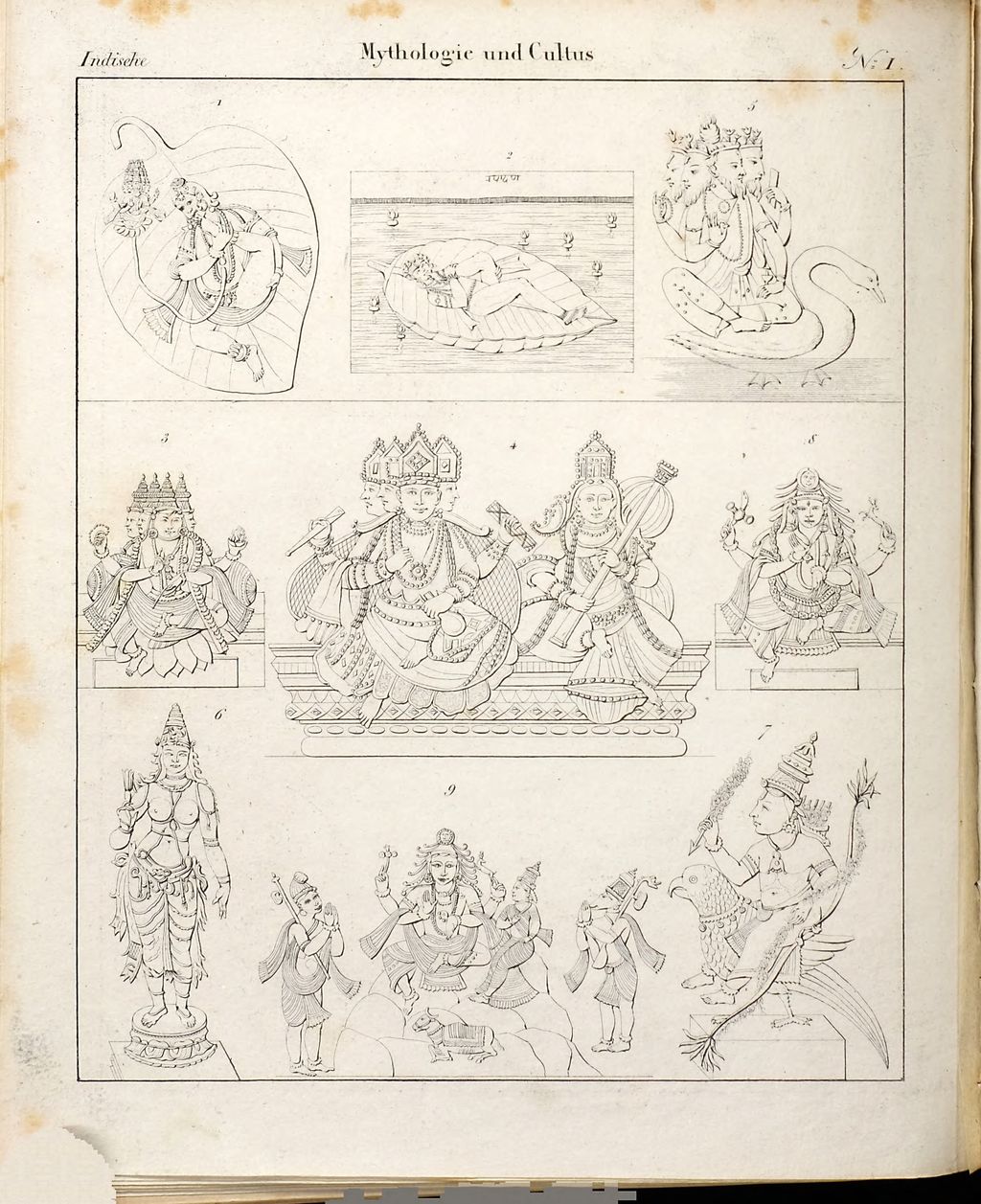 Cover of Systematische Bilder-Gallerie zur allgemeinen deutschen Real-Encyclopädie (Conversations-Lexicon) in lithographirten Blättern. 4, Mythologie und Cultus