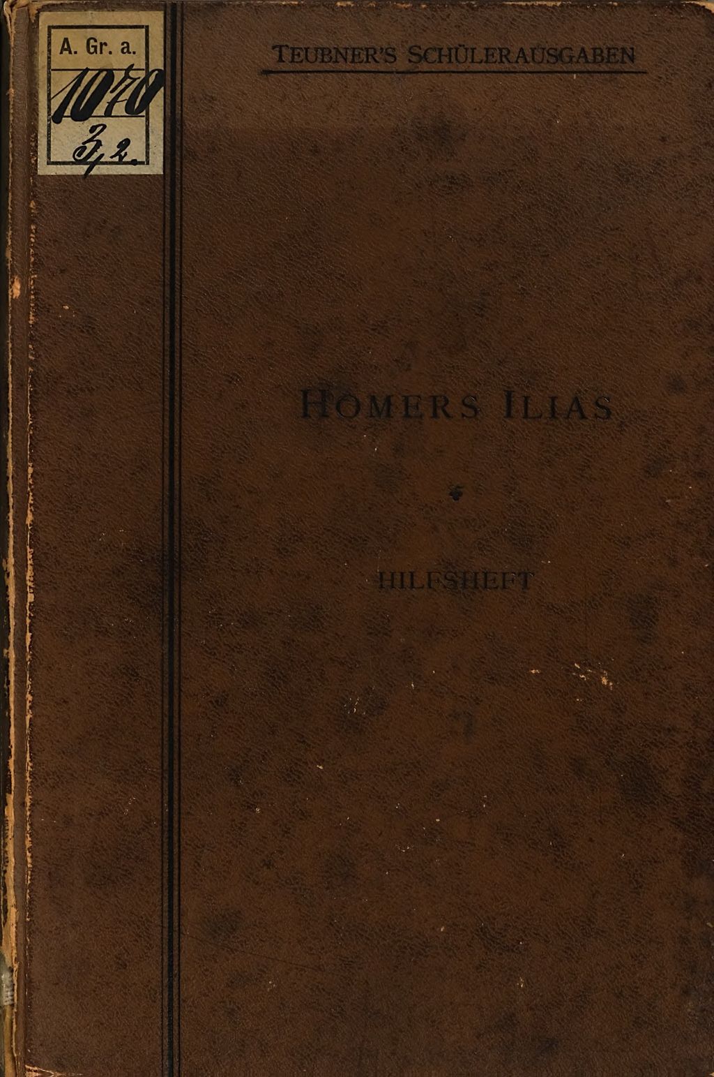 Cover of Die Gedichte Homers. 3,Hilfsbuch. Bd. 2, Die Entstehung der homerischen Gedichte; aus dem Gedankenschatze der Ilias; Altertümer: der Kriegsschauplatz, das Waffenwesen, Befestigungswesen, die Kriegführung, Mythologie, der Kultus , zur Psychologie und Ethik