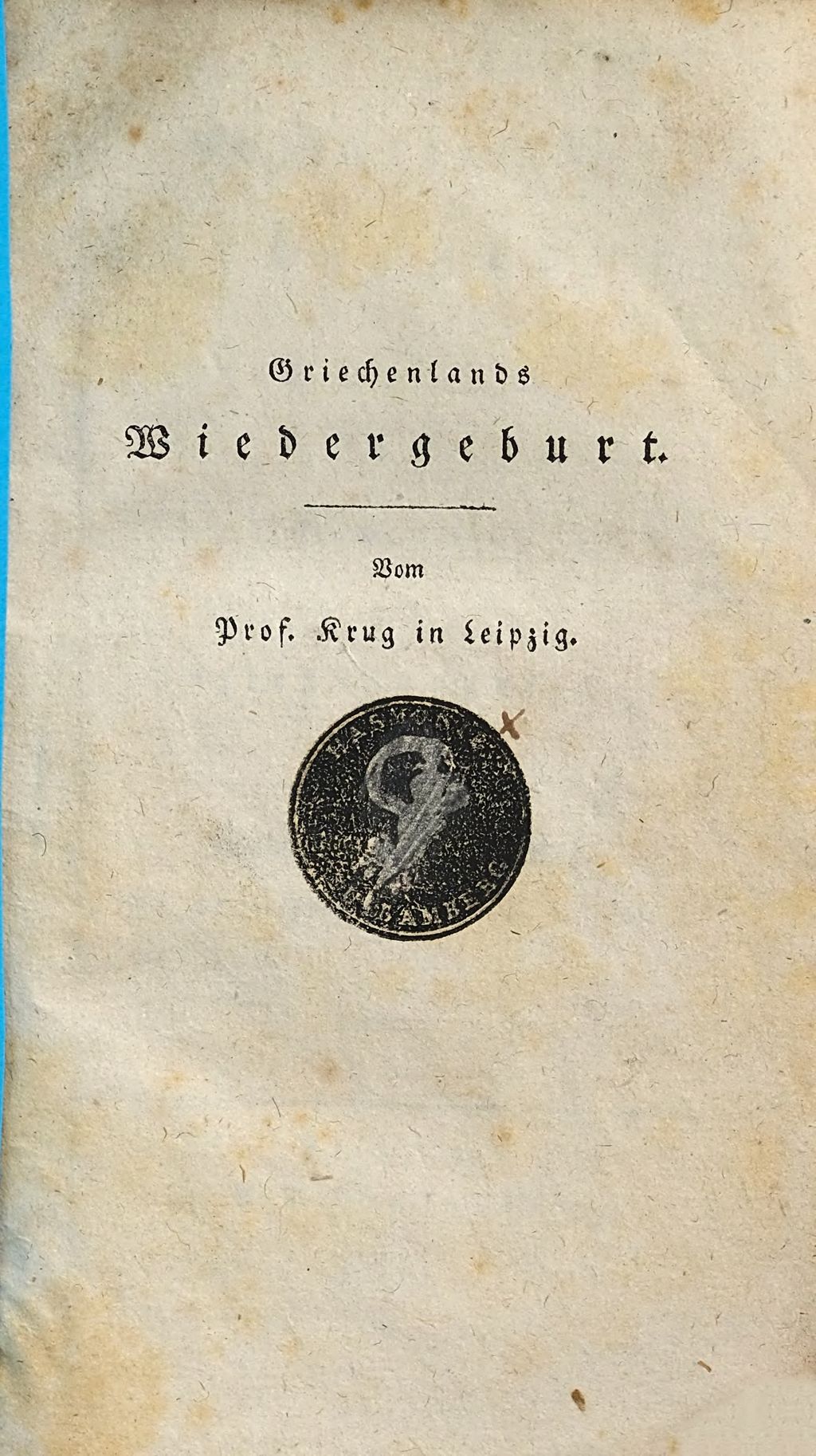 Cover of Griechenlands Wiedergeburt