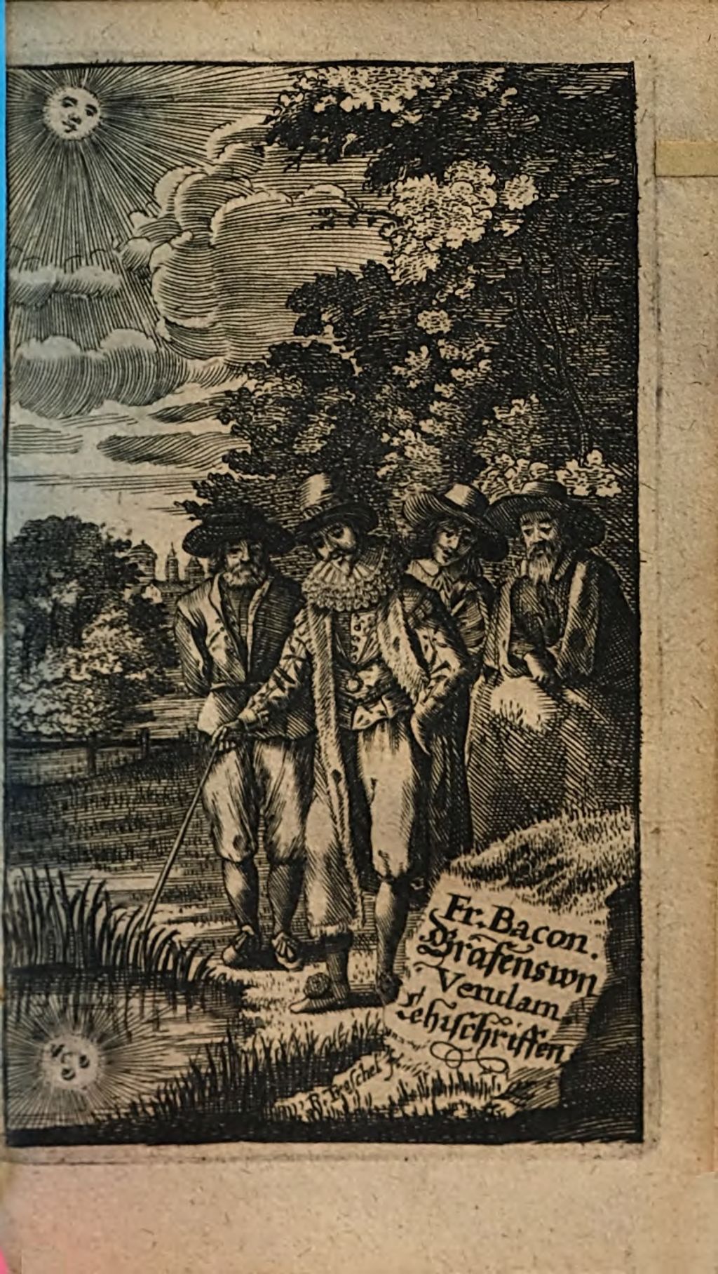 Cover of Francisci Baconi, Grafens von Verulamio, Fürtrefflicher Staats- Vernunfft- und Sitten-Lehr-Schrifften