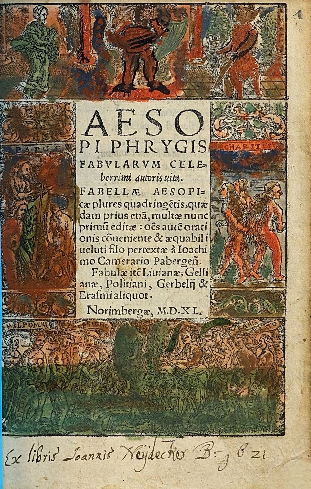 Cover of Aesopi Phrygis fabvlarvm celeberrimini autoris uita