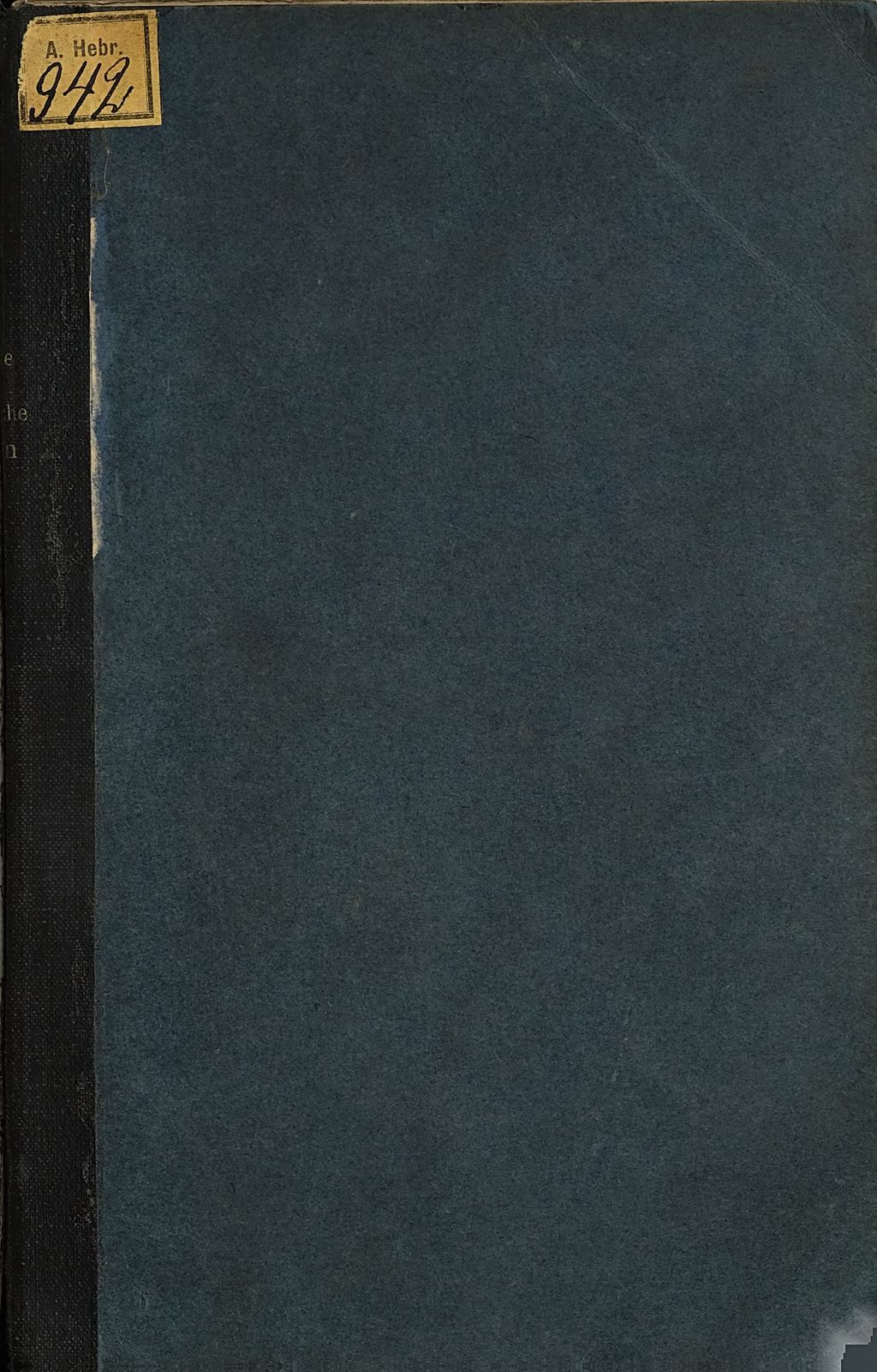 Cover of Kabbalistische Studien I. Die Entwickelung der Emanationslehre in der Kabbala des XIII. Jahrhunderts