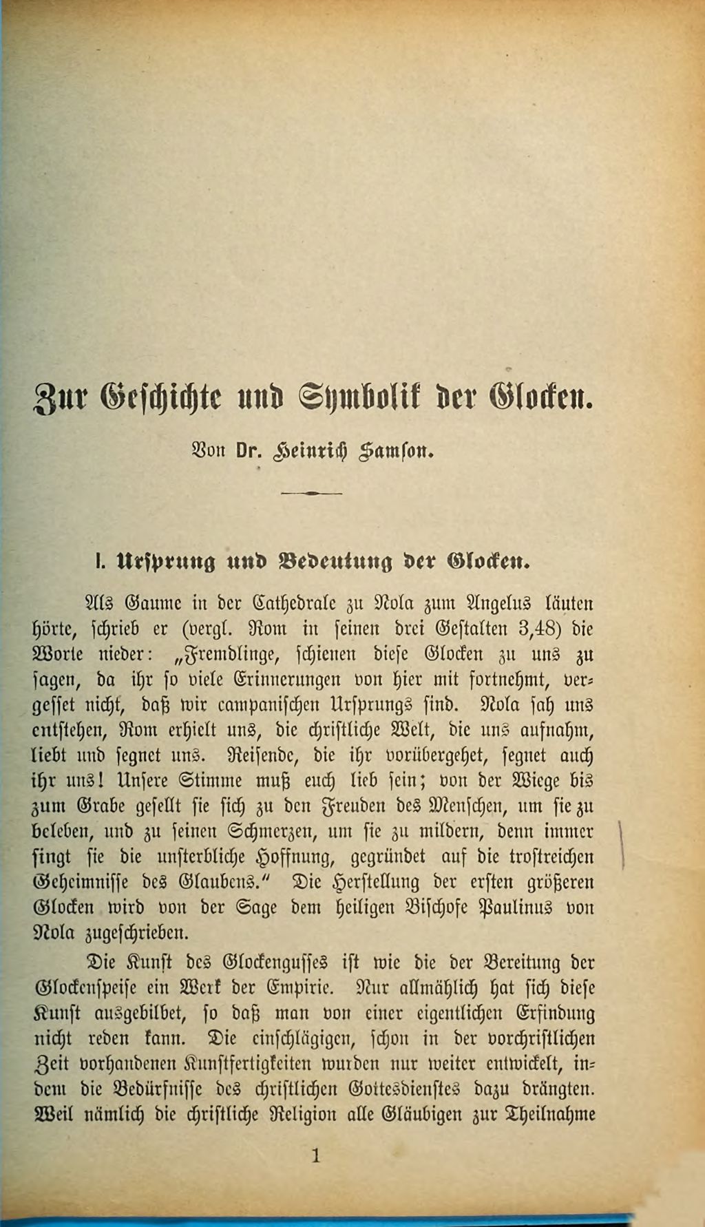 Cover of Zur Geschichte und Symbolik der Glocken