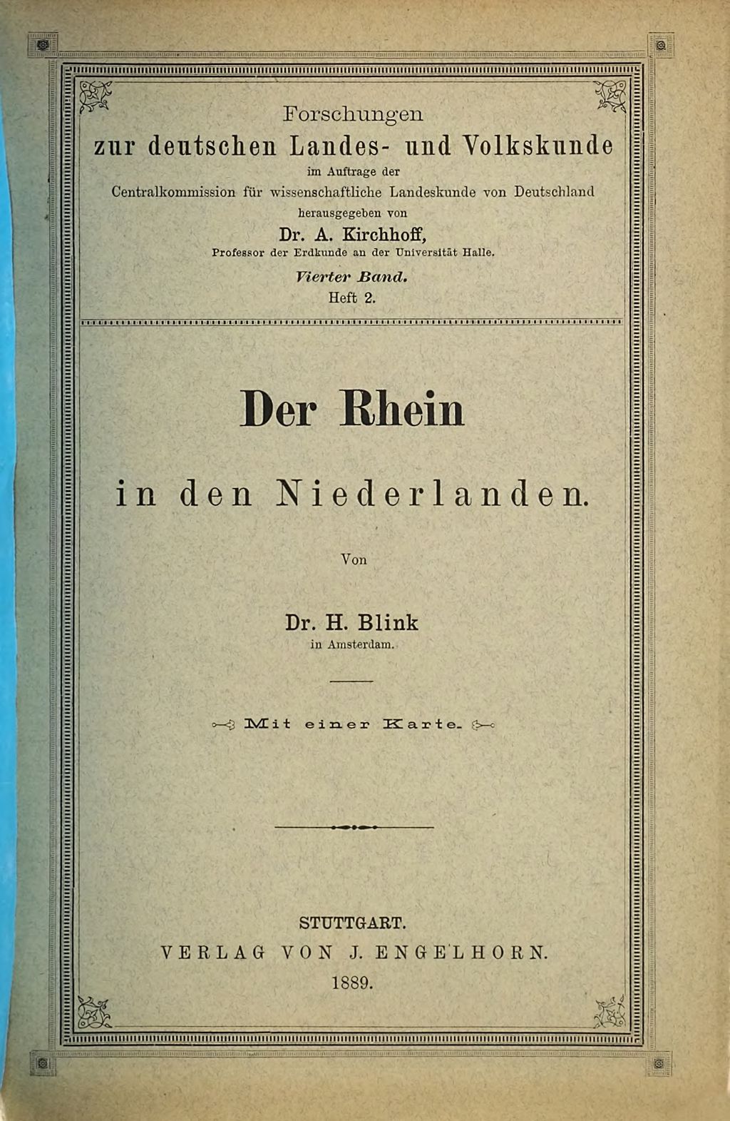 Cover of Der Rhein in den Niederlanden