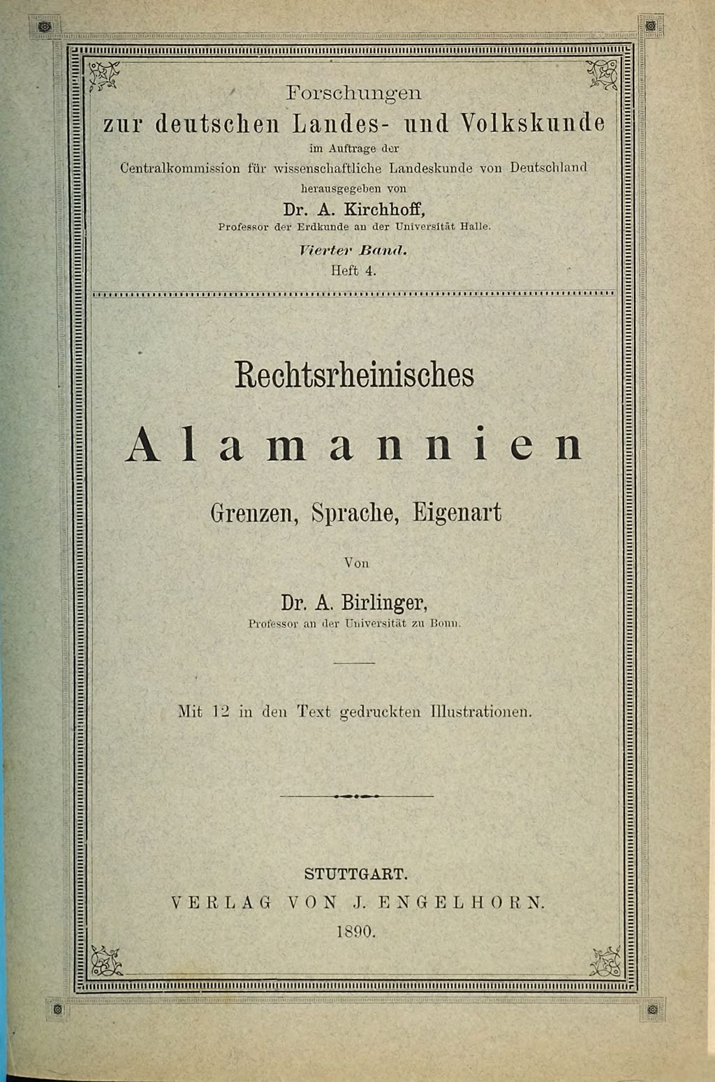 Cover of Rechtsrheinisches Alamannien