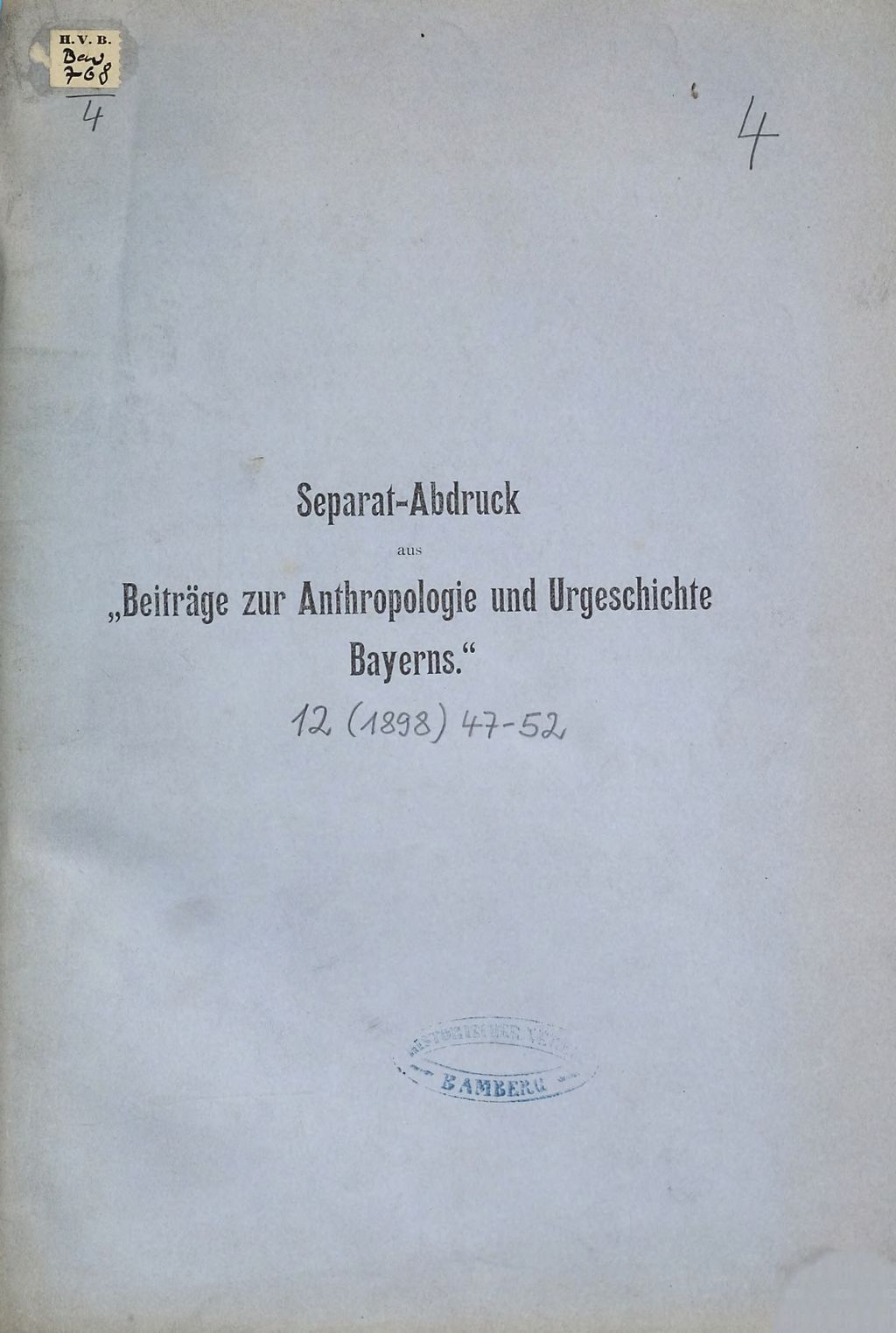 Cover of Zur bayerischen Volkskunde